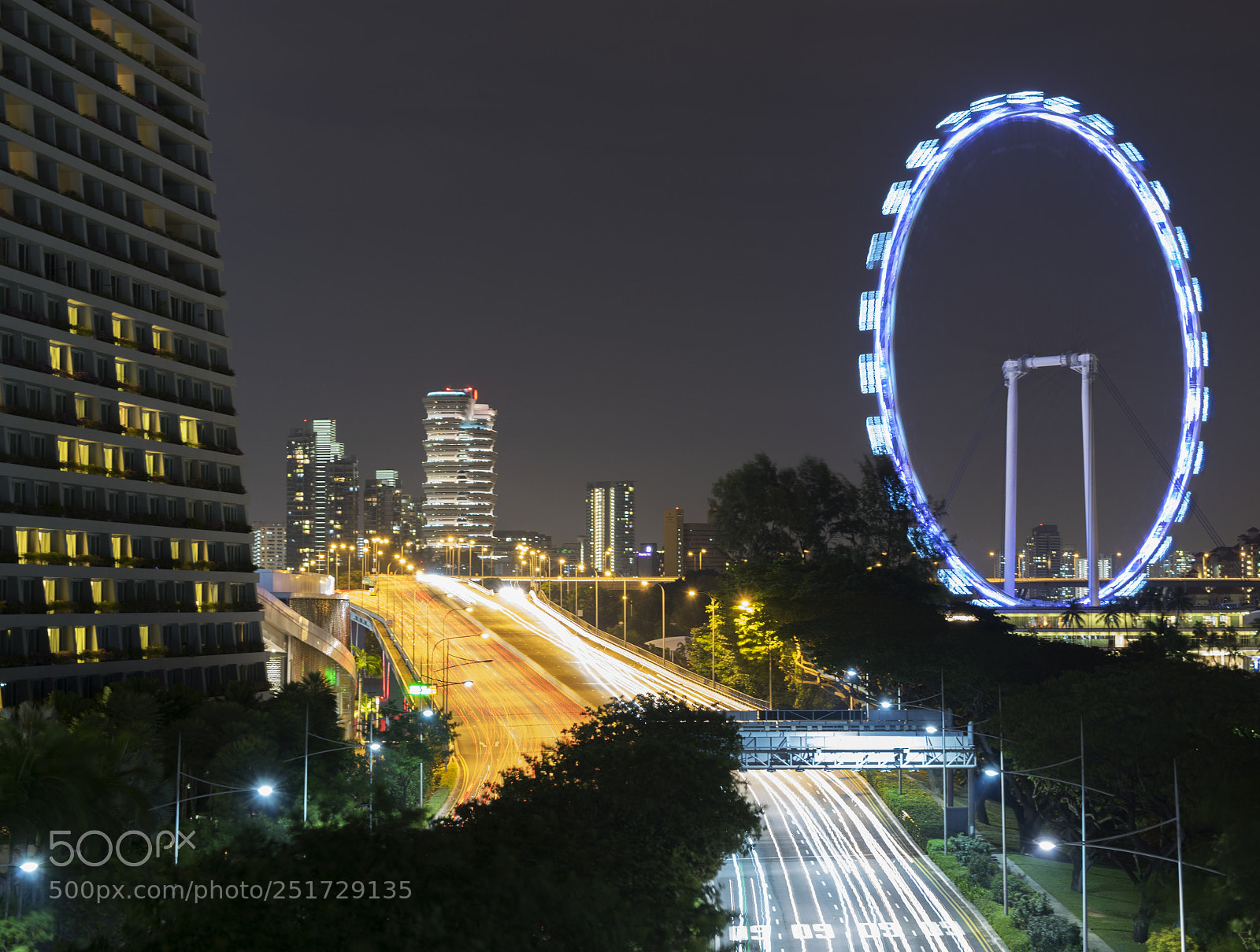 Nikon D5300 sample photo. Singapore flyer photography