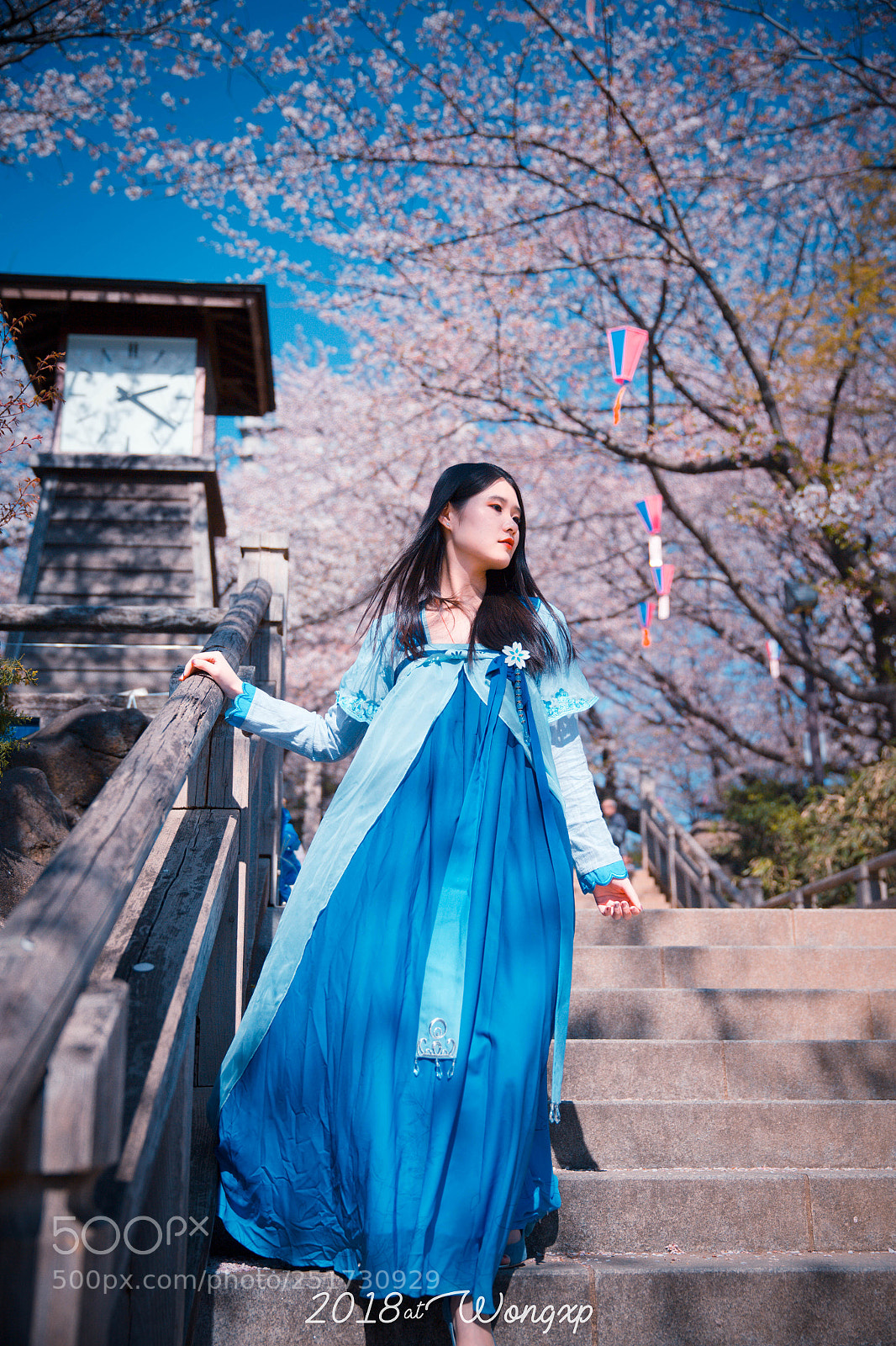 Canon EOS-1D X sample photo. Hanfu and sakura pic.2 photography