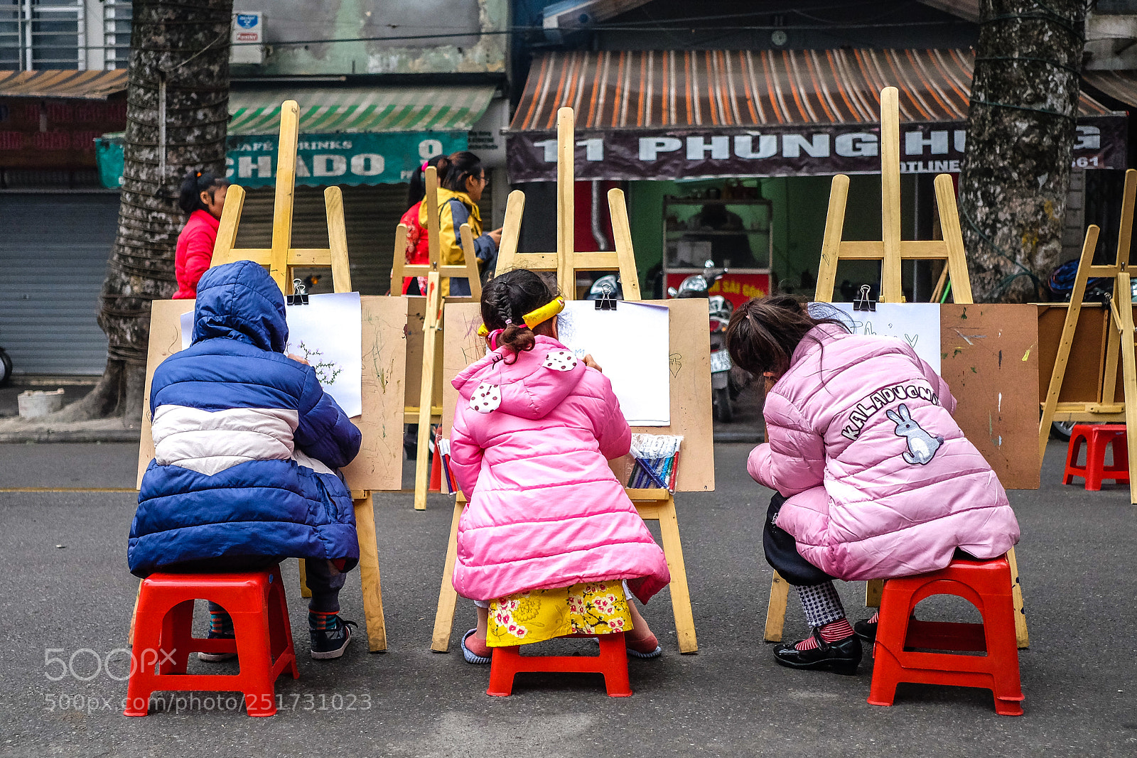 Fujifilm X-E2S sample photo. Little artists photography