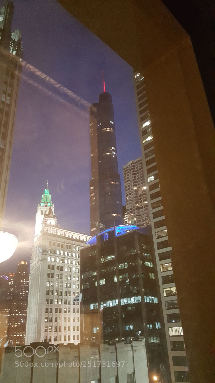 Samsung Galaxy S6 sample photo. Chicago at night photography