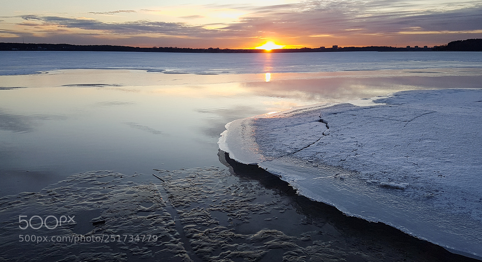 Samsung Galaxy S7 Edge sample photo. Ice melt photography