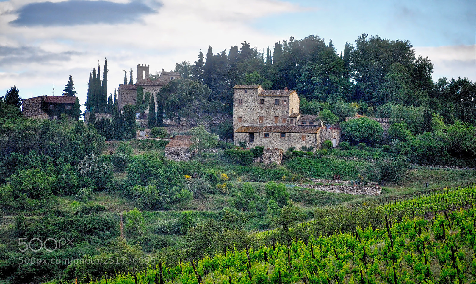 Nikon D5000 sample photo. Tuscan hillside photography