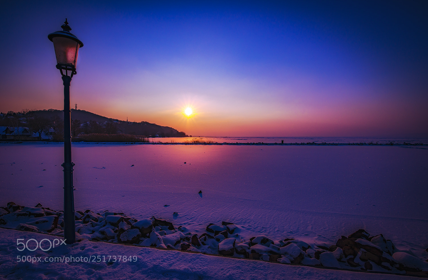 Nikon D610 sample photo. Winter sunset photography