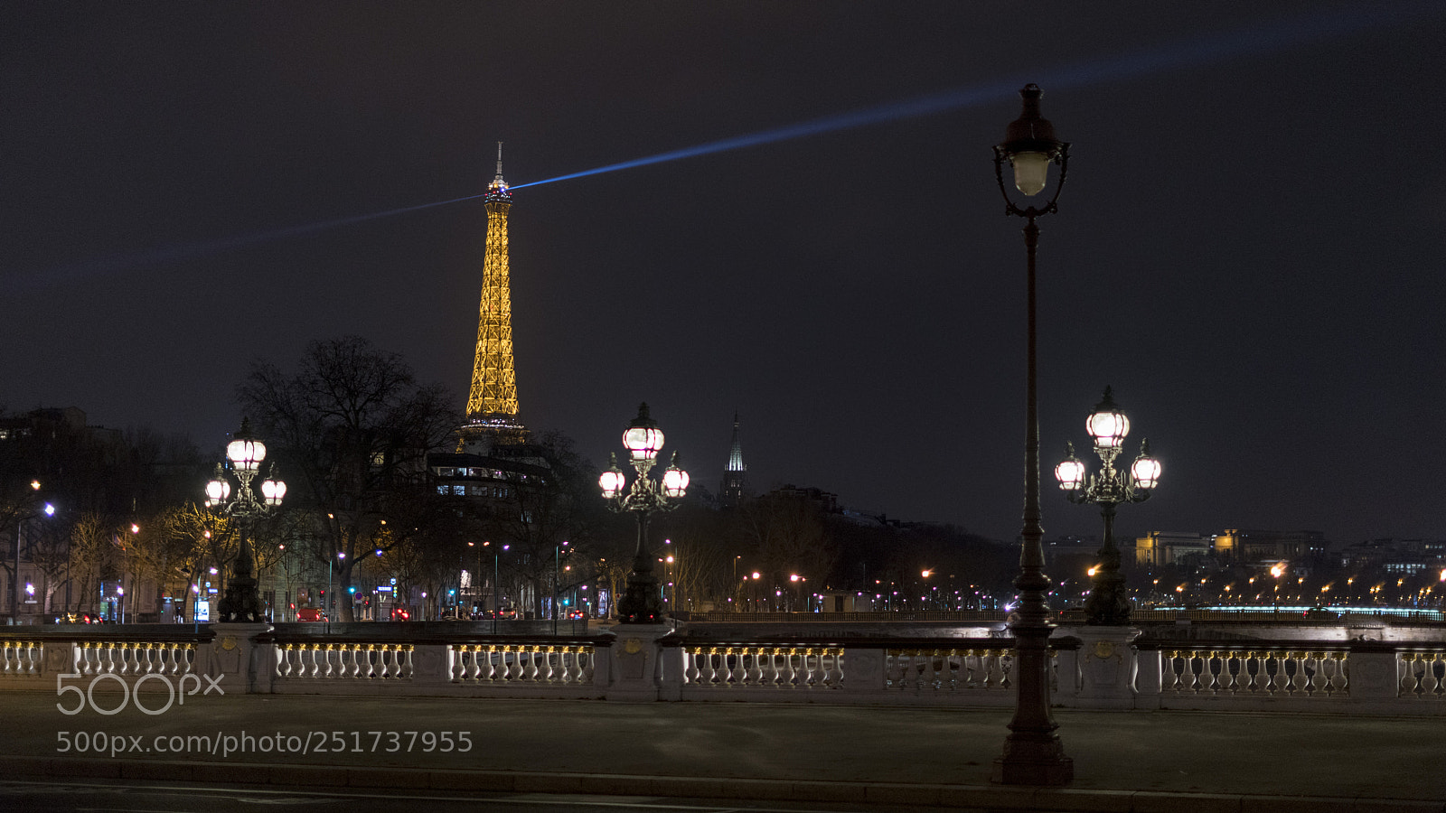 Sony a7R III sample photo. Paris at night photography