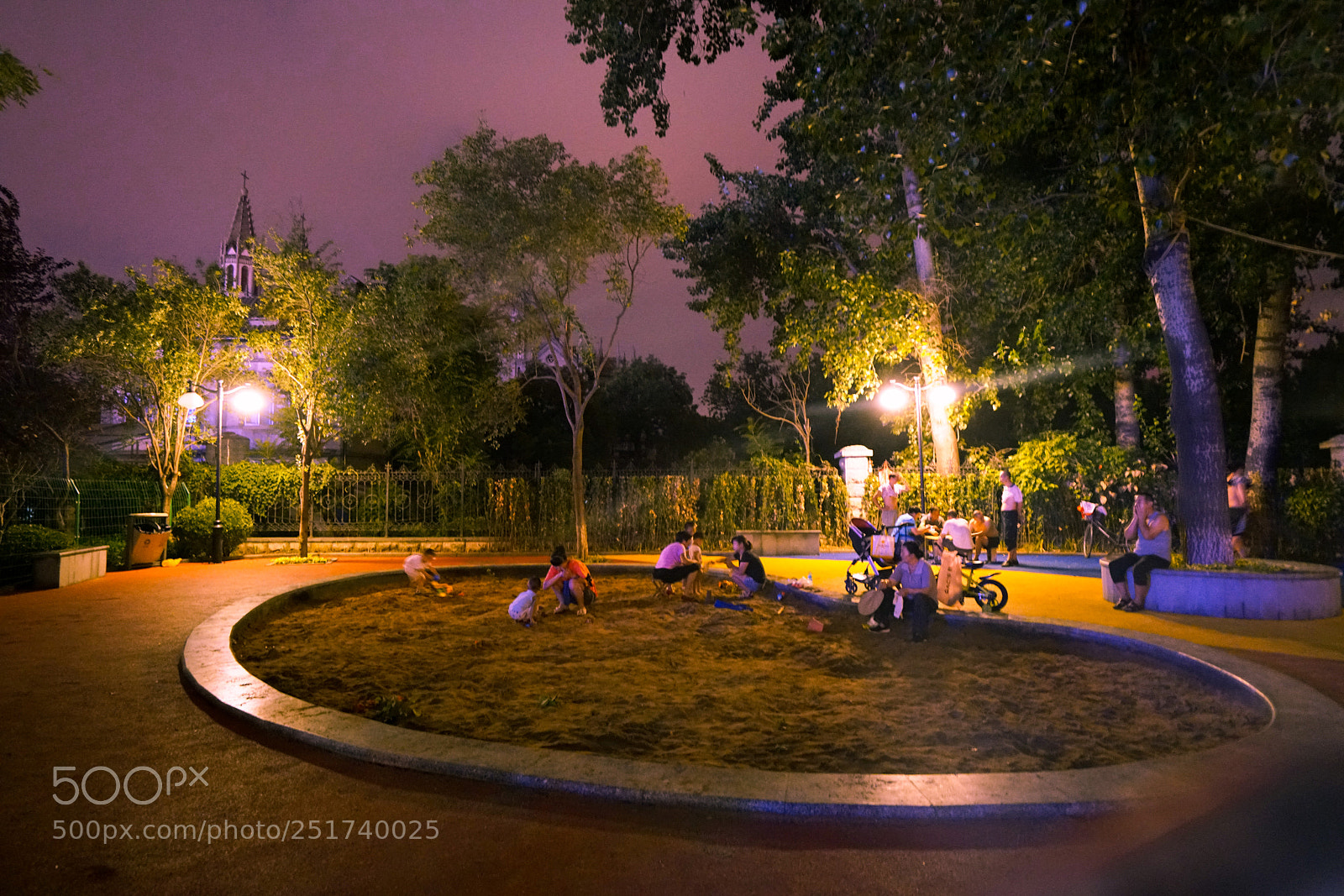 Sony a7R II sample photo. Normal night in jinan photography