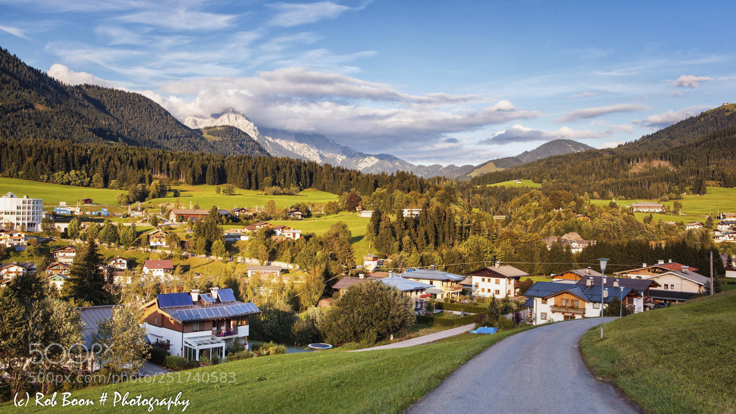 Canon EOS 5D Mark II sample photo. Fieberbrunn sunset 1 photography