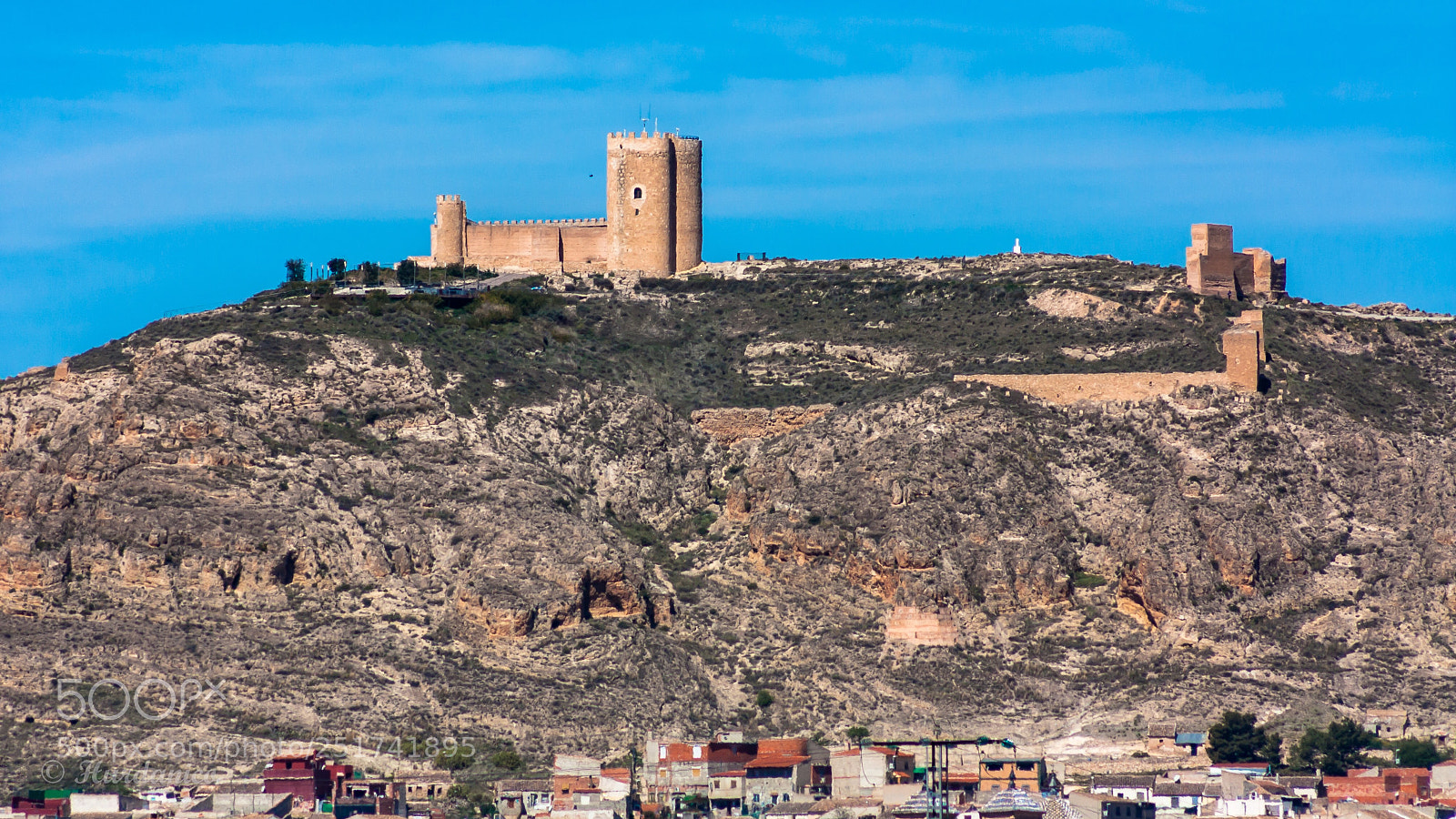 Canon EOS 450D (EOS Rebel XSi / EOS Kiss X2) sample photo. Castle of jumilla photography