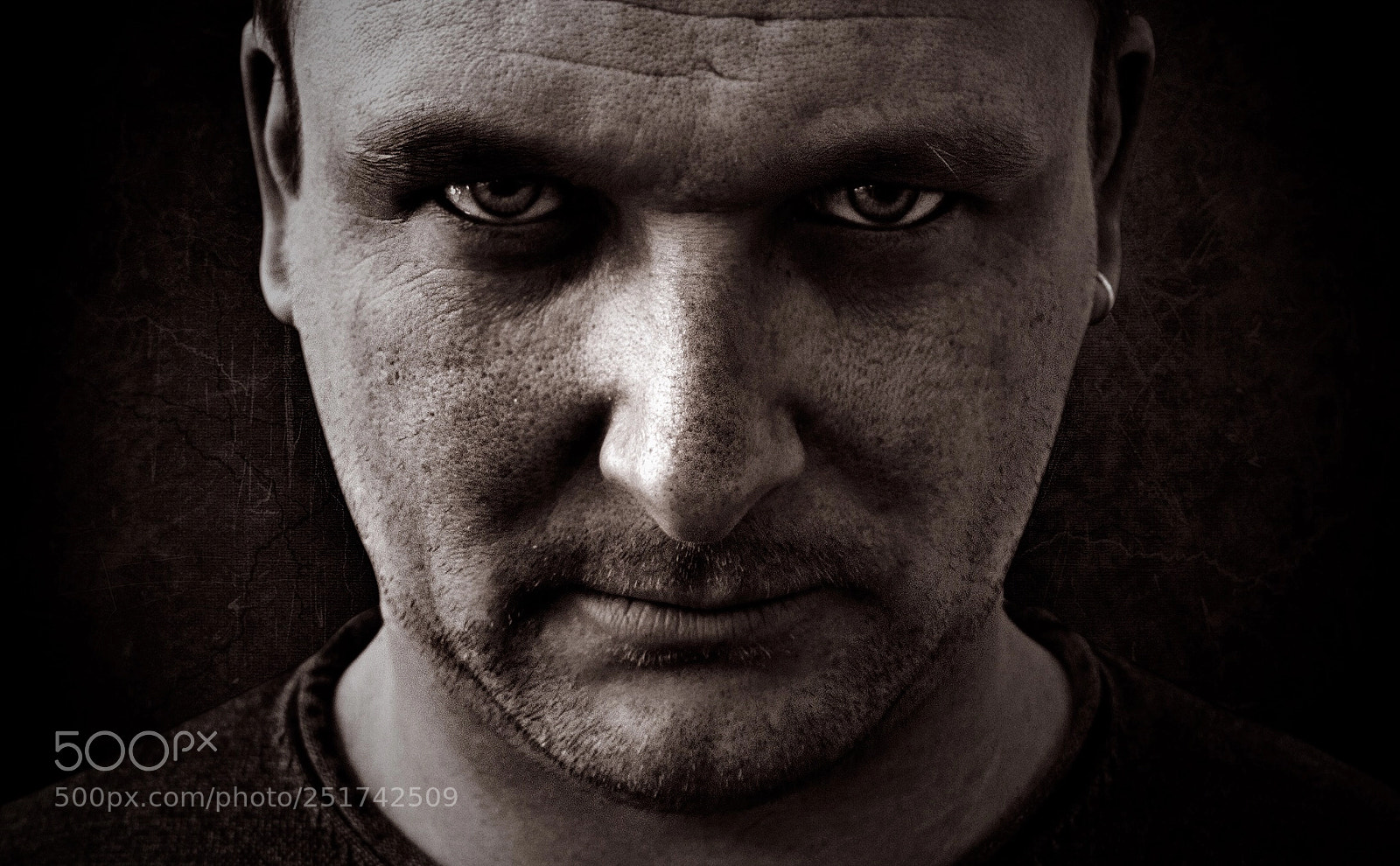 Canon EOS 7D sample photo. Grunge face photography