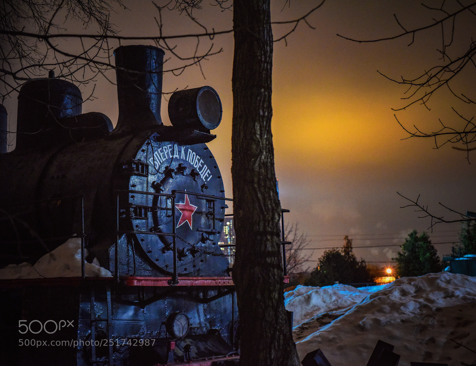 Nikon D810 sample photo. Night train photography