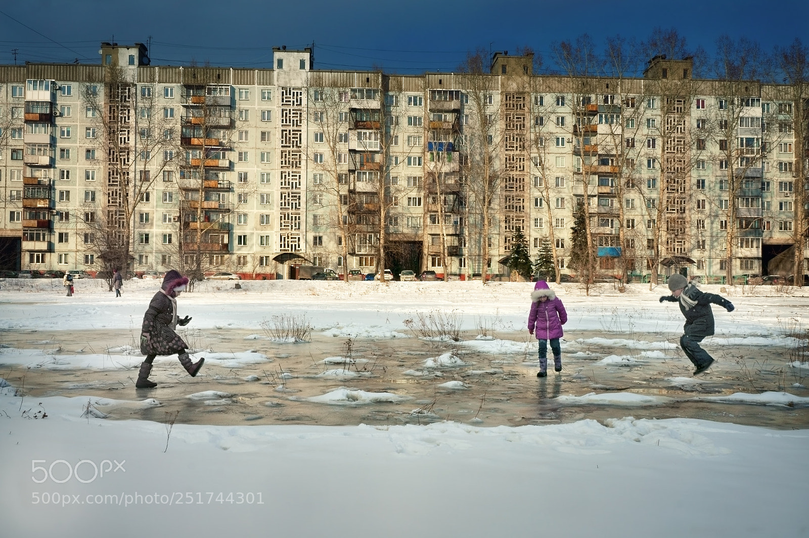 Sony Alpha NEX-5T sample photo. Trample on ice photography