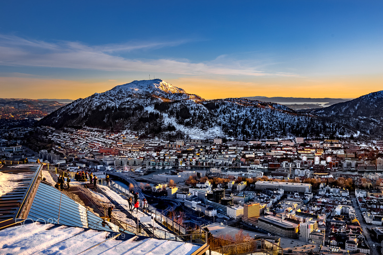 Canon EOS 6D Mark II sample photo. Bergen bathing in sunset photography
