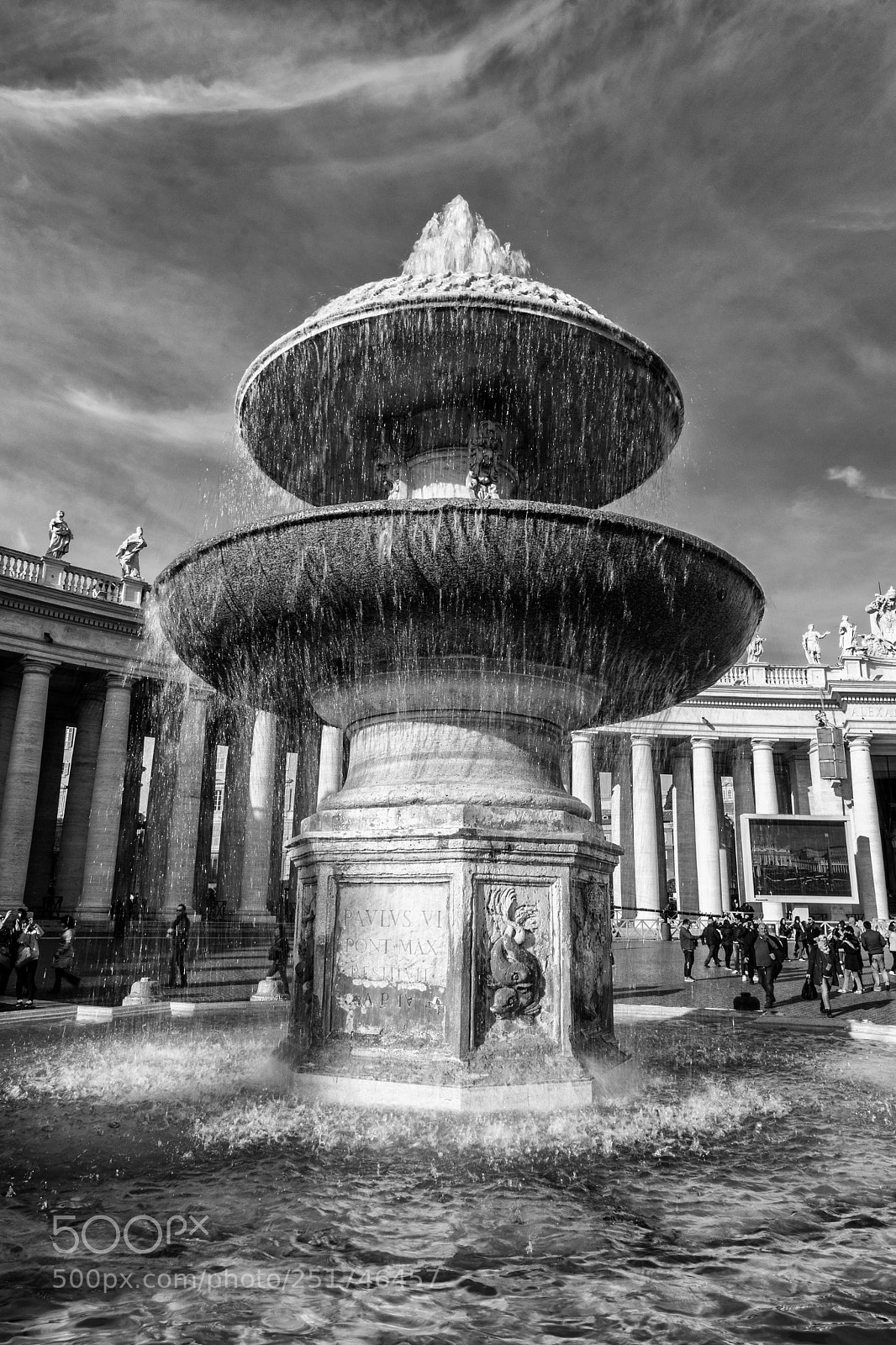 Nikon D5300 sample photo. Vatican fountain photography