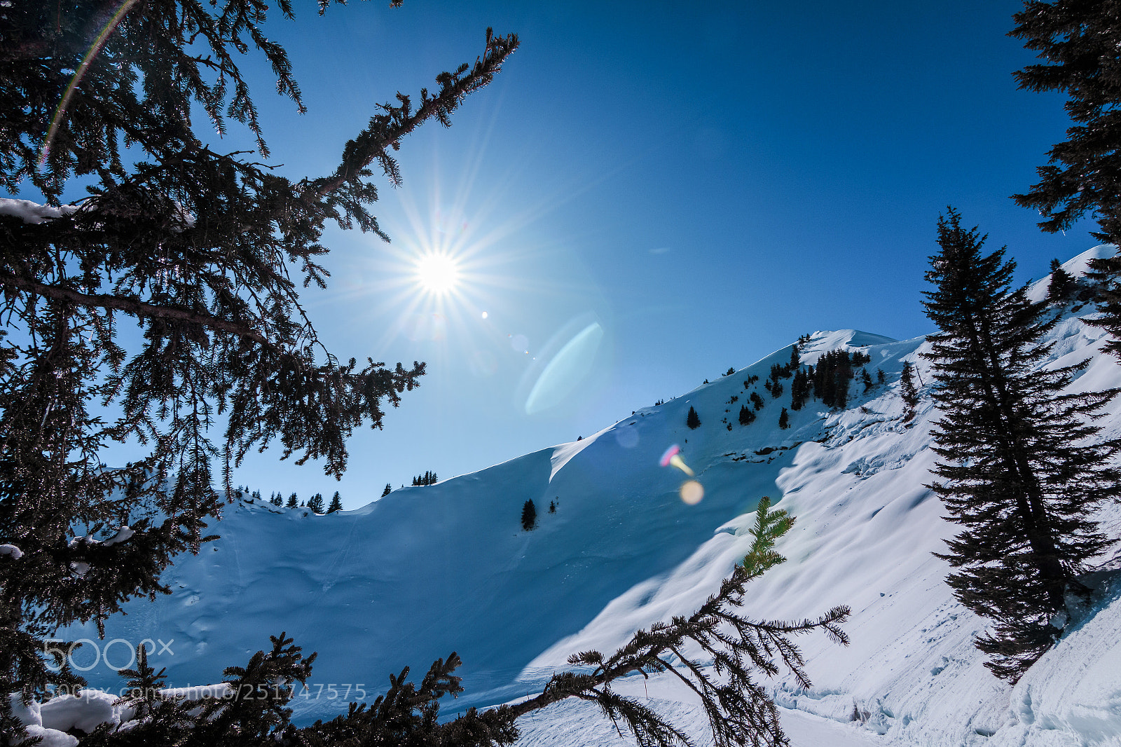 Canon EOS 70D sample photo. Snowy mountains photography
