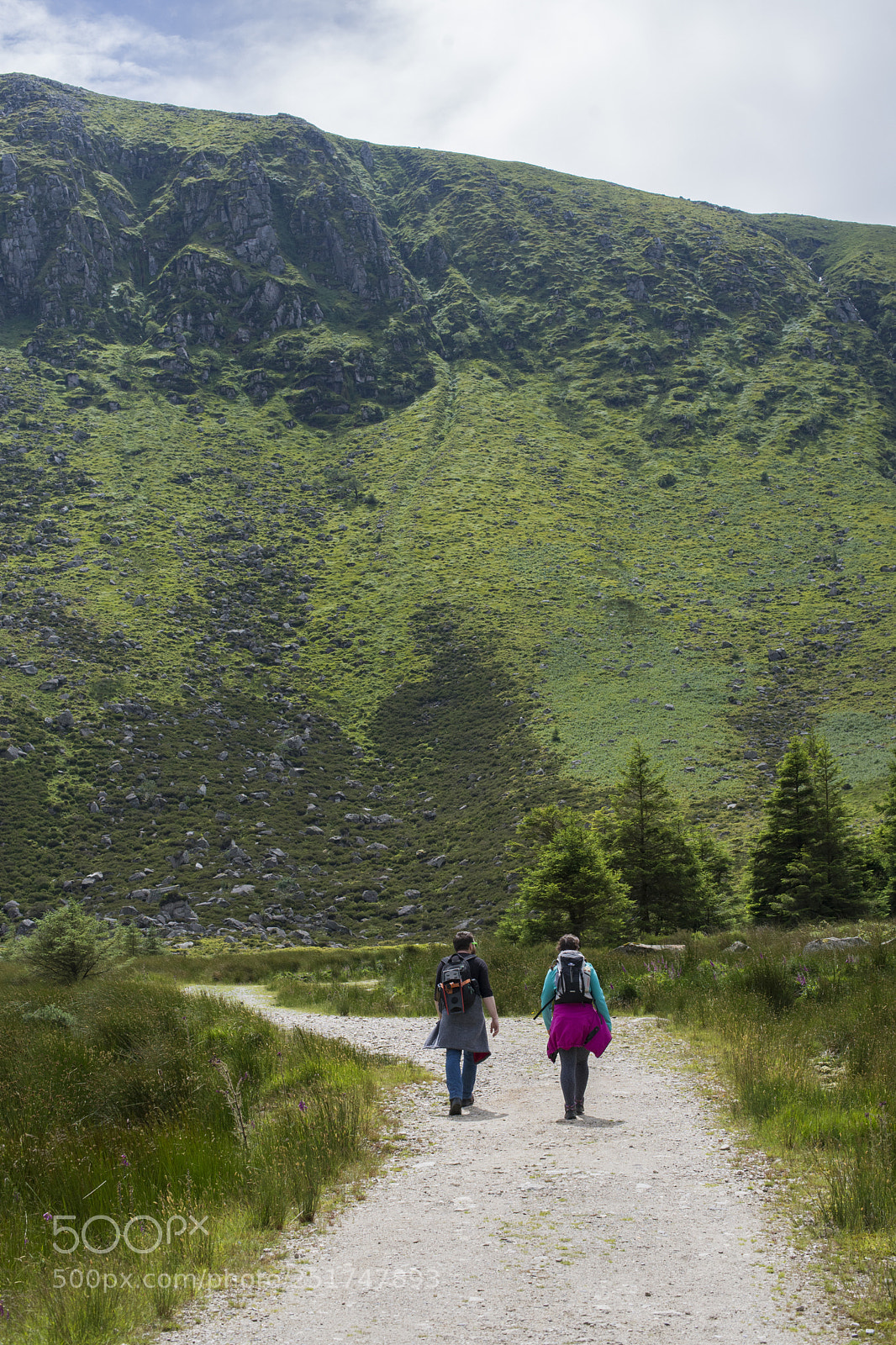 Nikon D610 sample photo. Lugnaquilla climb photography