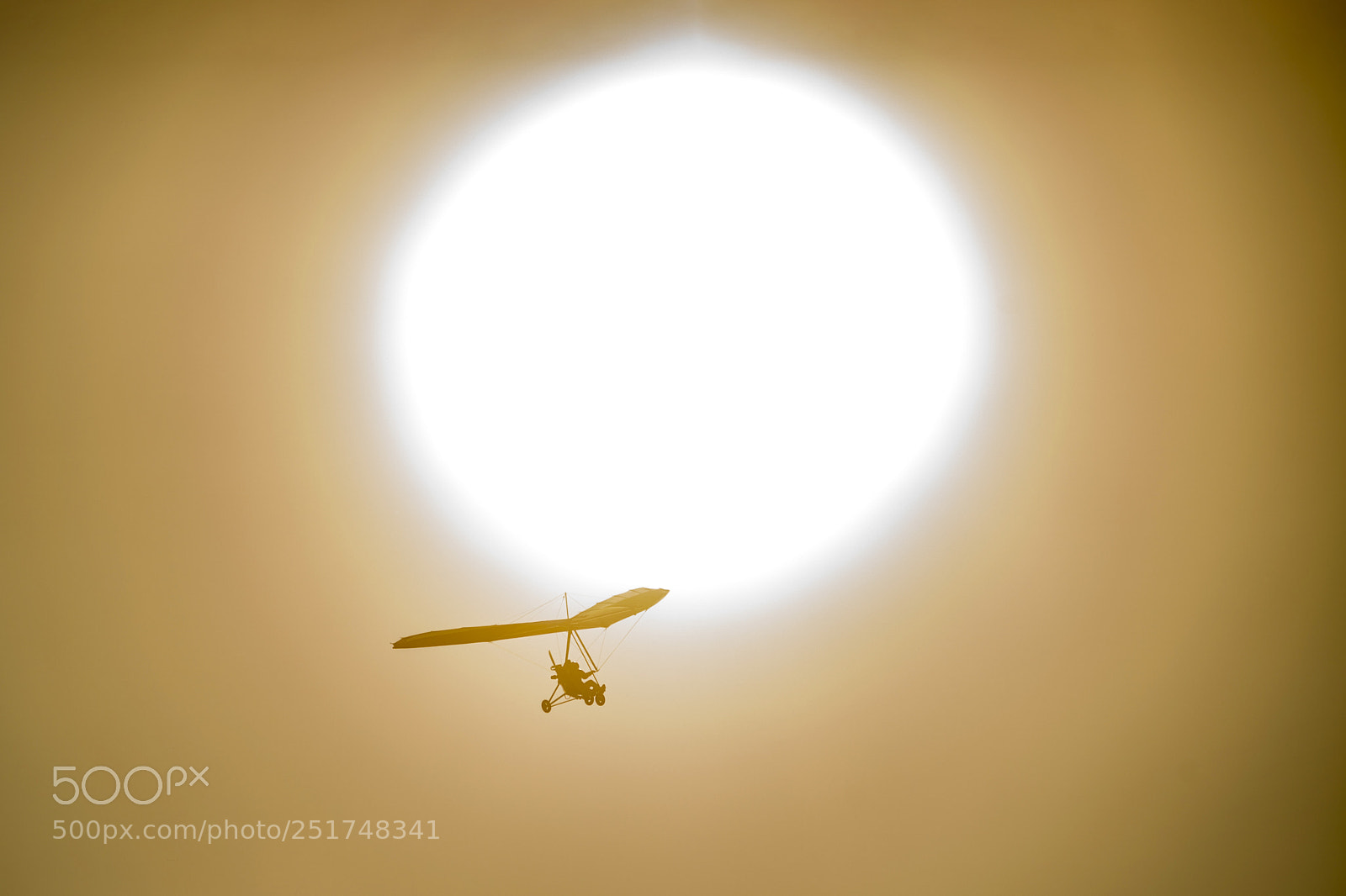 Nikon D800E sample photo. Microlight in the sun photography