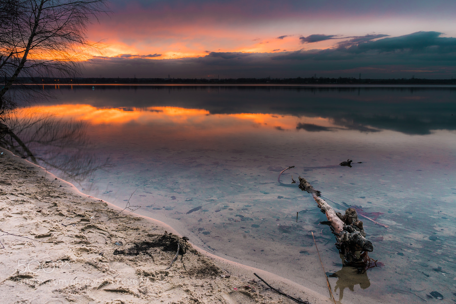 Sony a7 sample photo. Pogoria 4 sunset photography