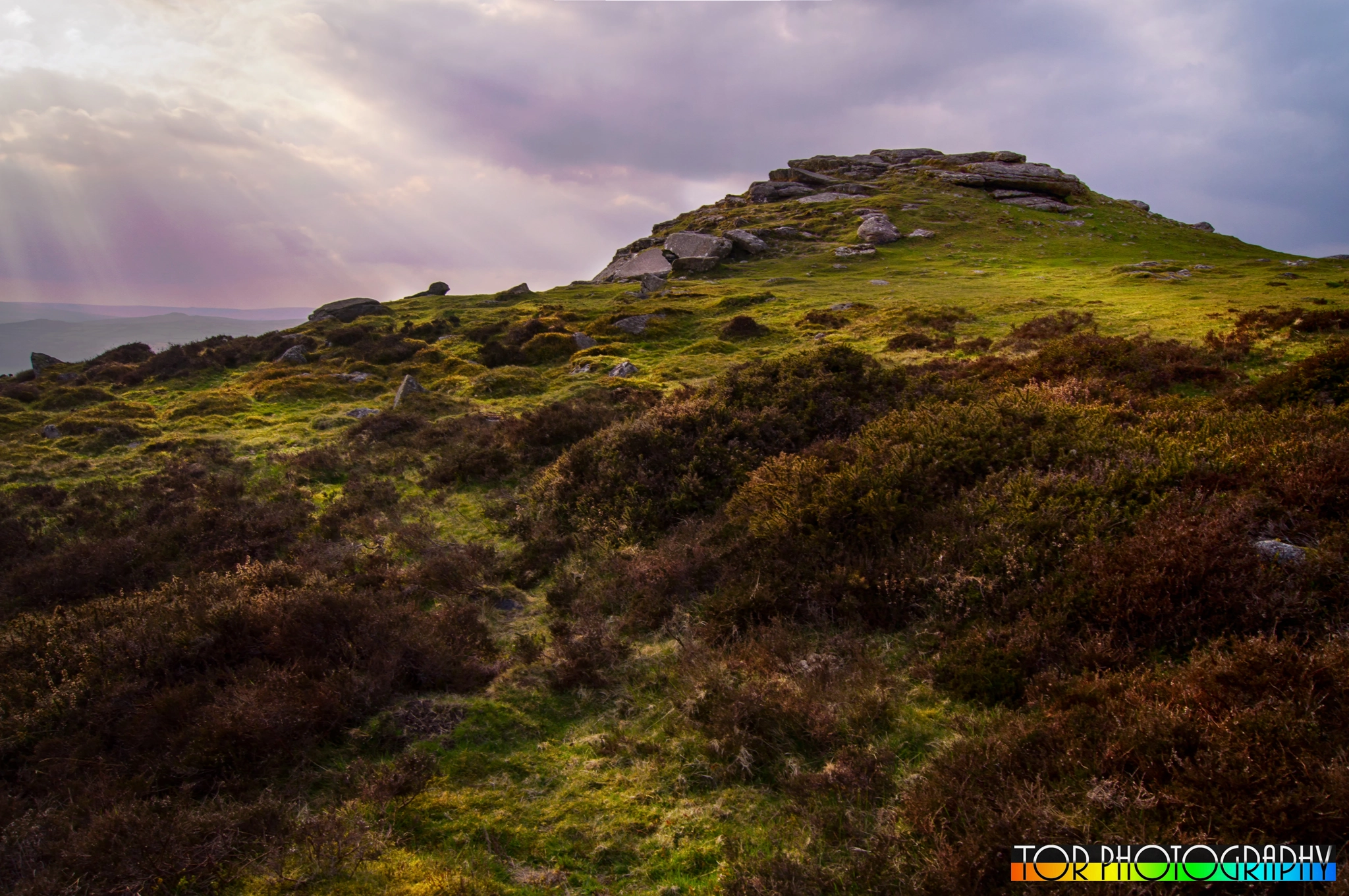 Sony SLT-A35 sample photo. Buckland beacon, dartmoor photography