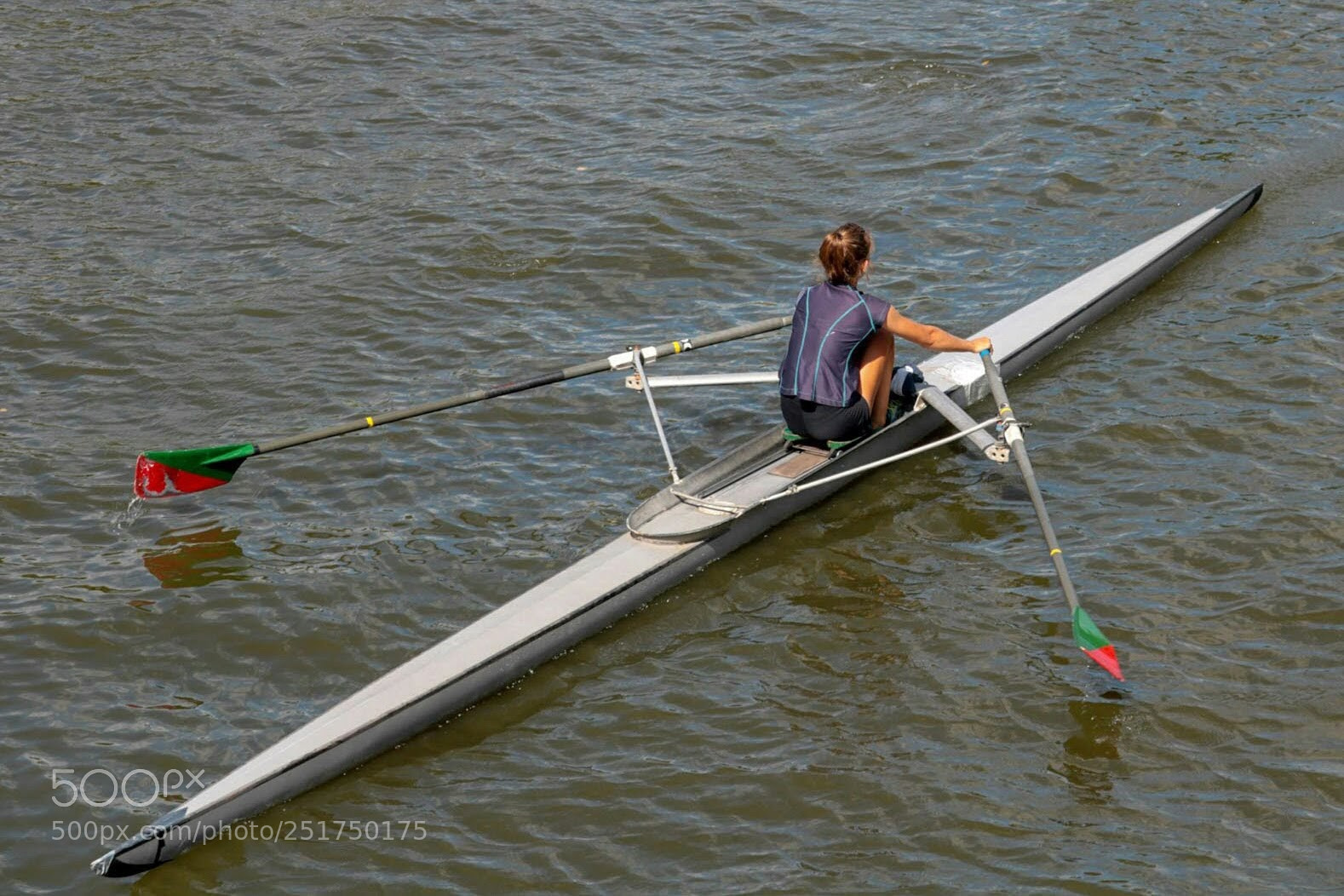 Canon EOS 750D (EOS Rebel T6i / EOS Kiss X8i) sample photo. Woman rowing boat photography