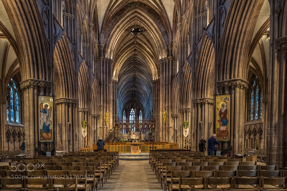 Leica Q (Typ 116) sample photo. Lichfield cathedral photography