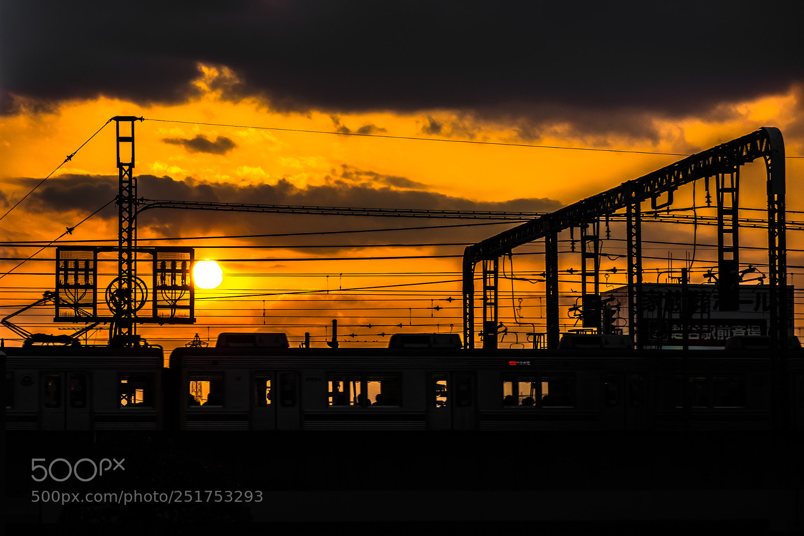 Sony Cyber-shot DSC-RX100 sample photo. Silhouette of railroad photography