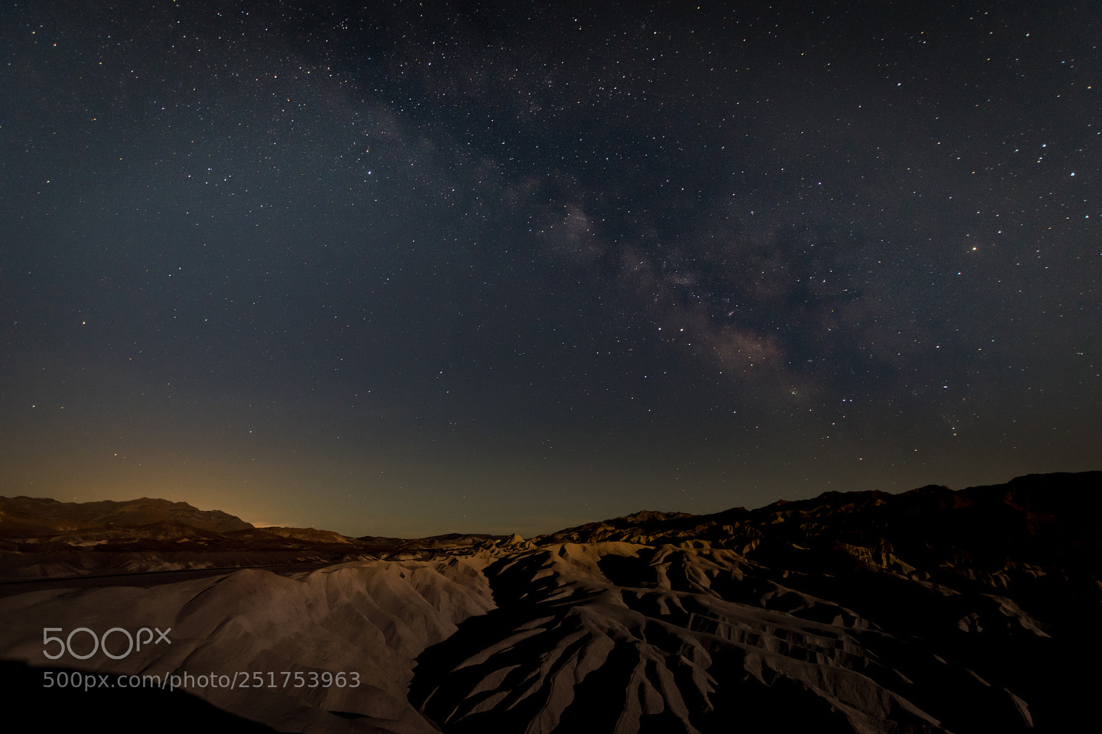 Nikon D5300 sample photo. Milky way at zabriskie photography