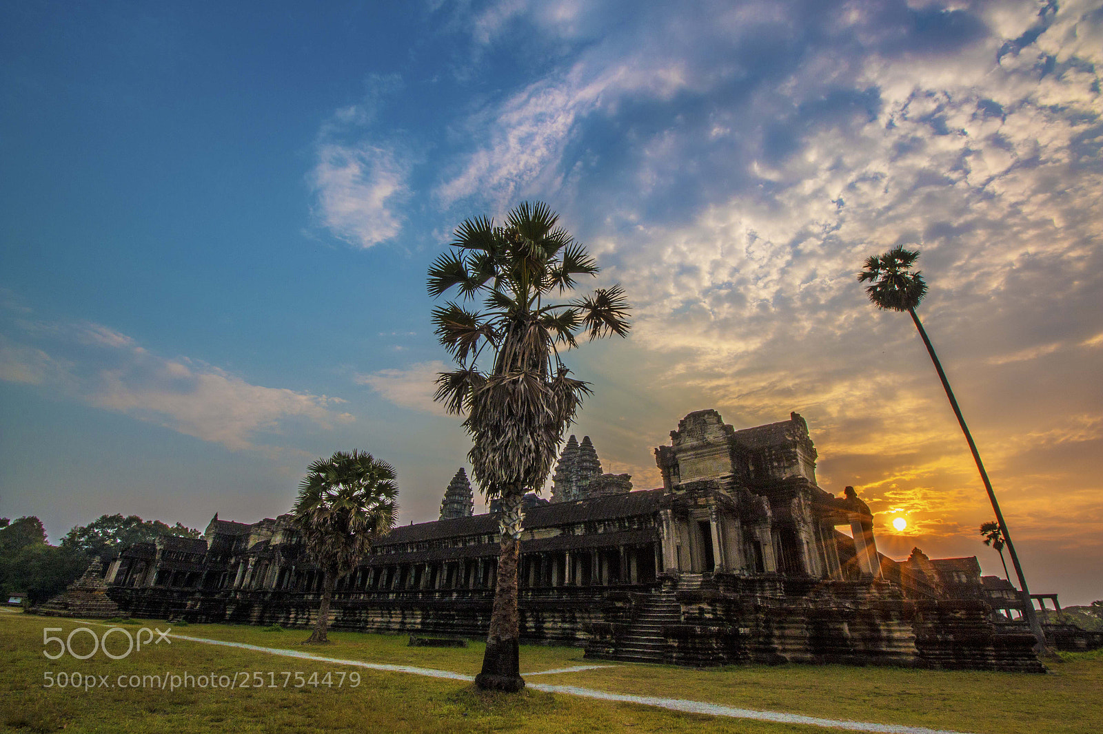 Canon EOS 70D sample photo. Angkor wat sunset in photography