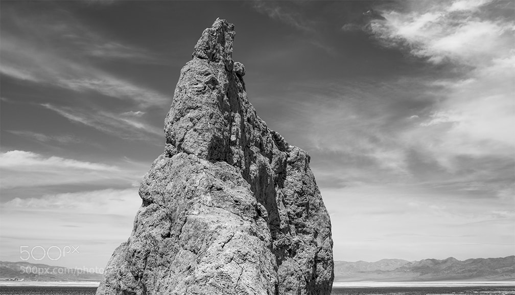 Fujifilm GFX 50S sample photo. Pinnacle and dry lake photography