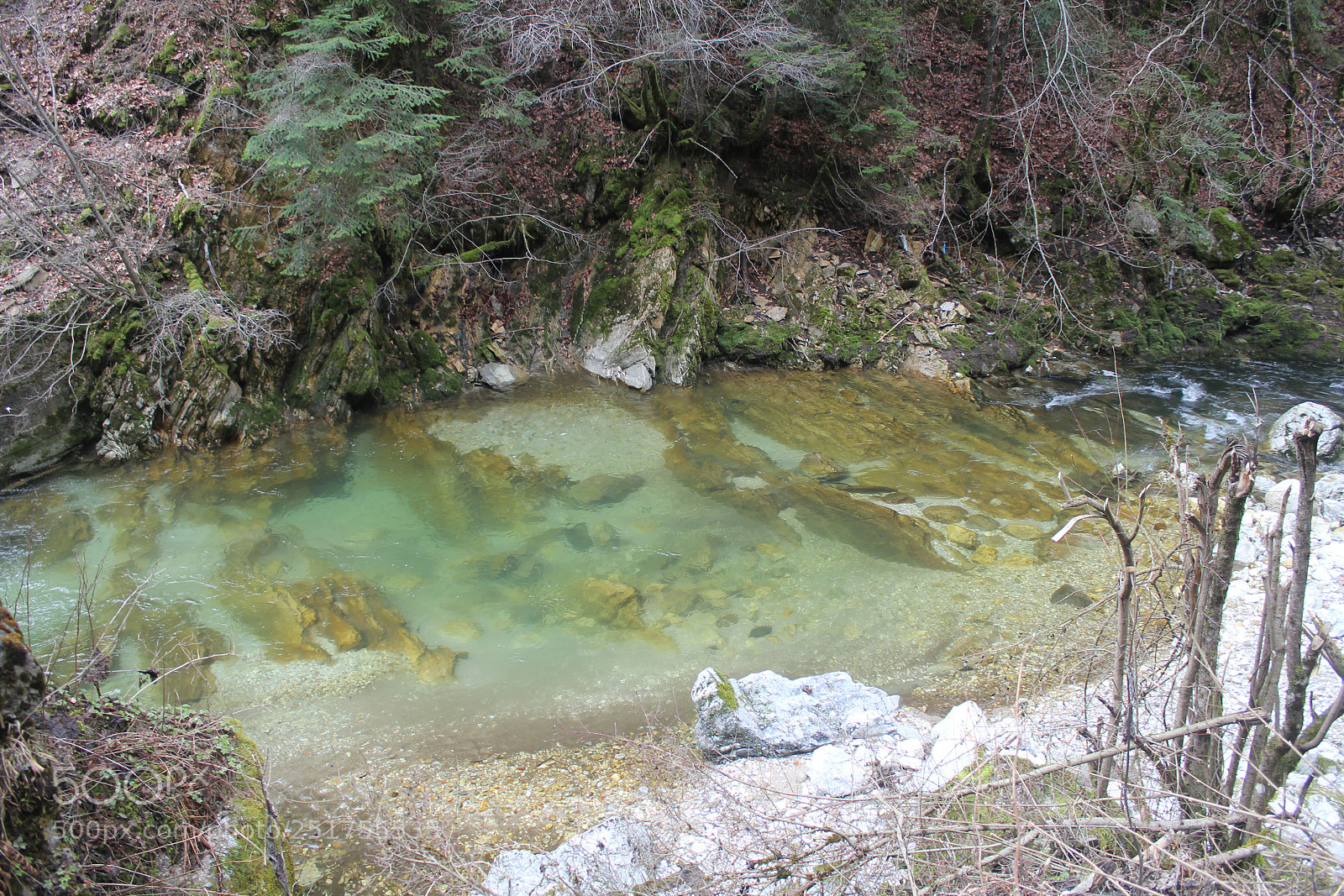 Canon EF-S 18-55mm F3.5-5.6 IS sample photo. Mountain river photography