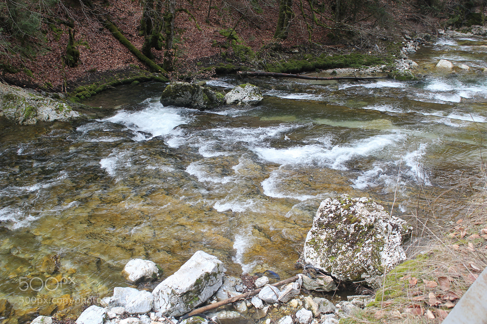 Canon EF-S 18-55mm F3.5-5.6 IS sample photo. Mountain river photography