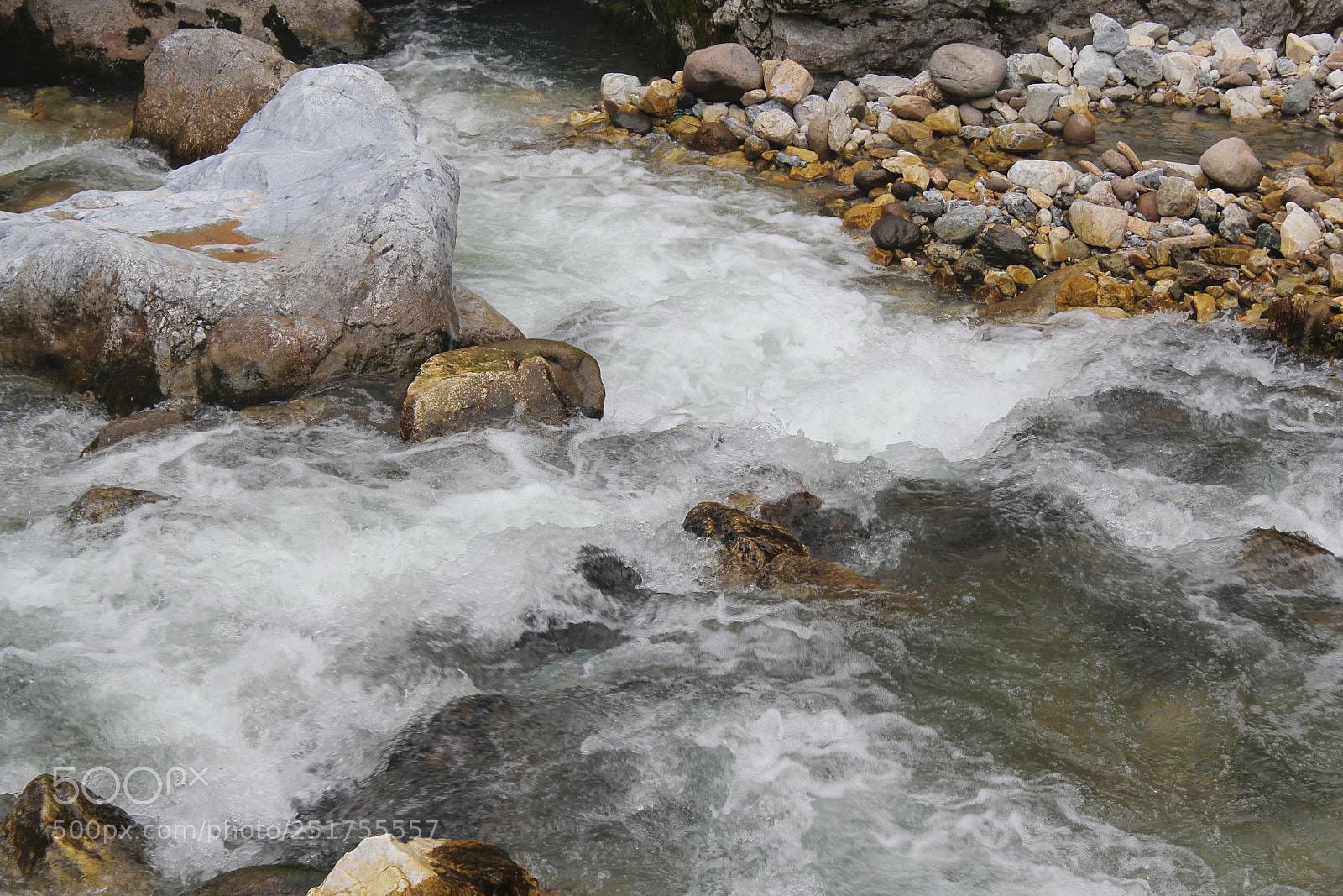 Canon EF-S 18-55mm F3.5-5.6 IS sample photo. Mountain river photography