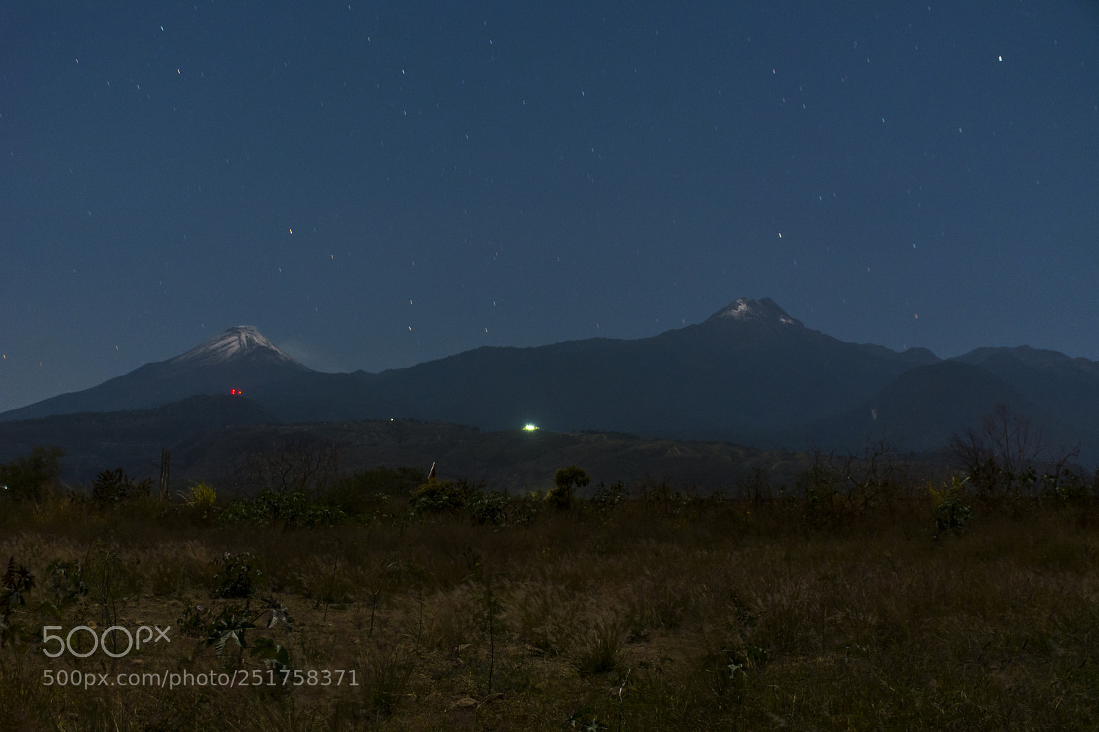 Nikon D7100 sample photo. Colima's volcanoes with snow photography