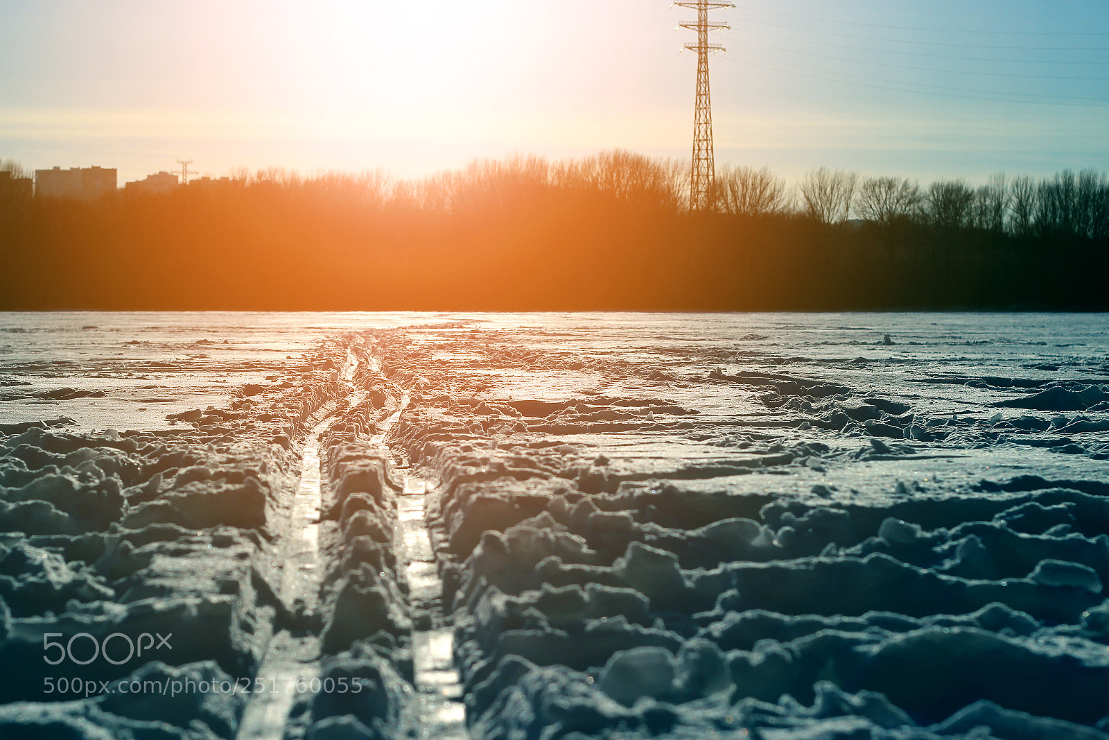 Canon EOS 600D (Rebel EOS T3i / EOS Kiss X5) sample photo. Homemade ski trails in photography