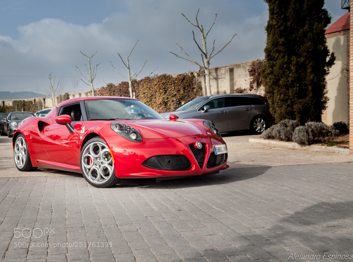Canon EOS 5D Mark II sample photo. Alfa romeo 4c photography