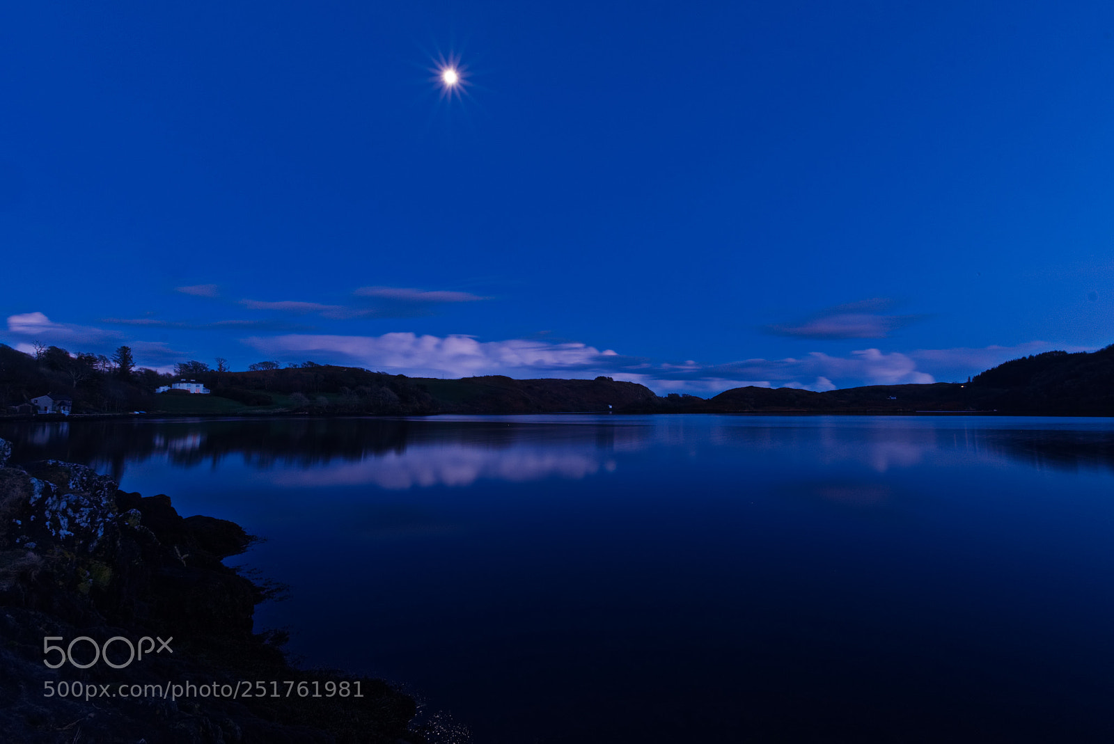 Fujifilm X-T1 sample photo. Lough hyne by night photography