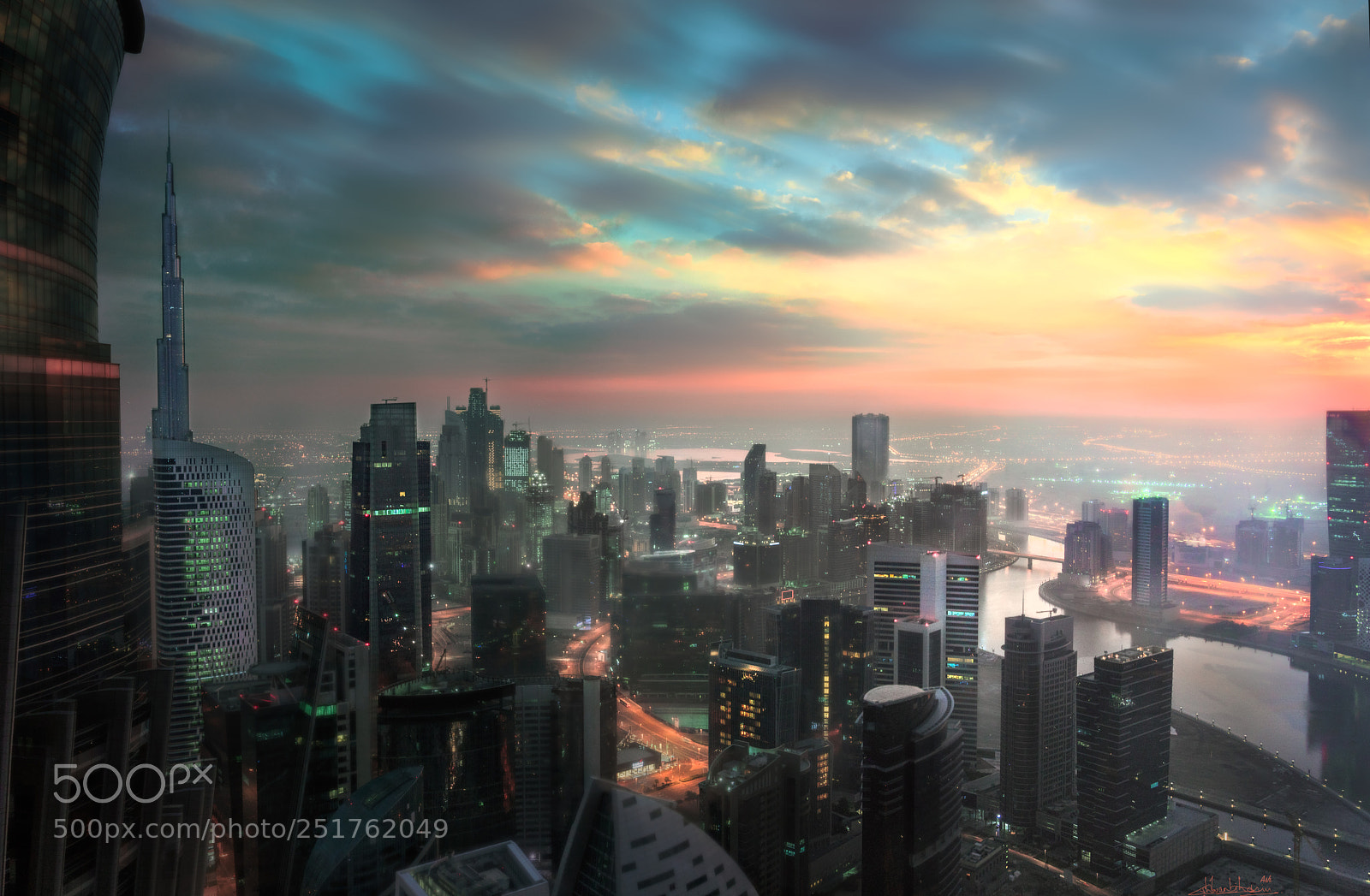 Sony a7R III sample photo. Dubai sunrise photography