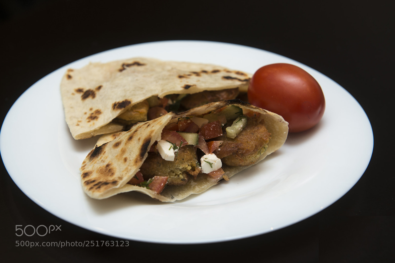 Nikon D800 sample photo. Pita bread filled with photography