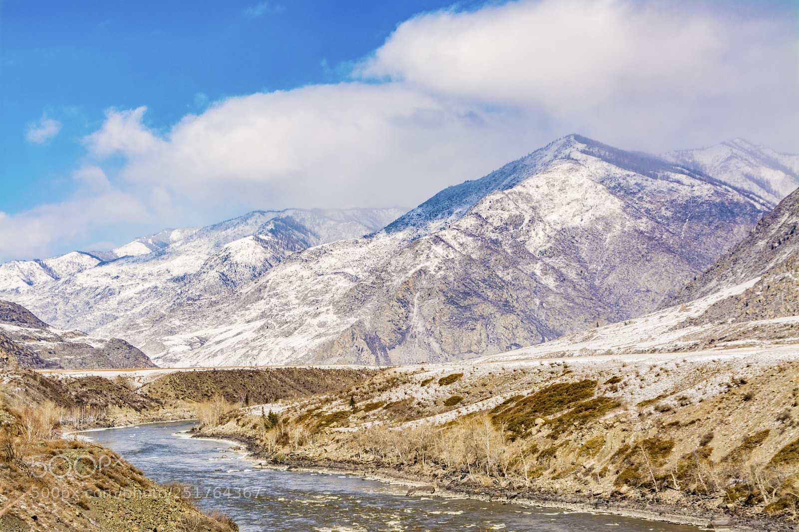 Nikon D5200 sample photo. Katun river in april photography