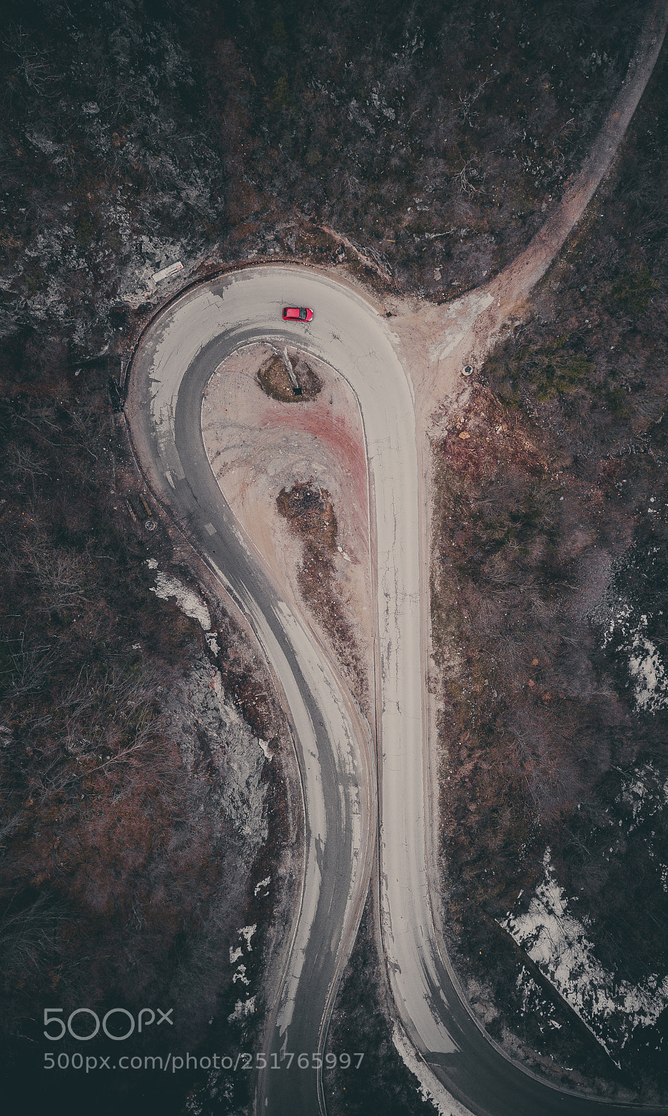 DJI FC220 sample photo. Red car photography