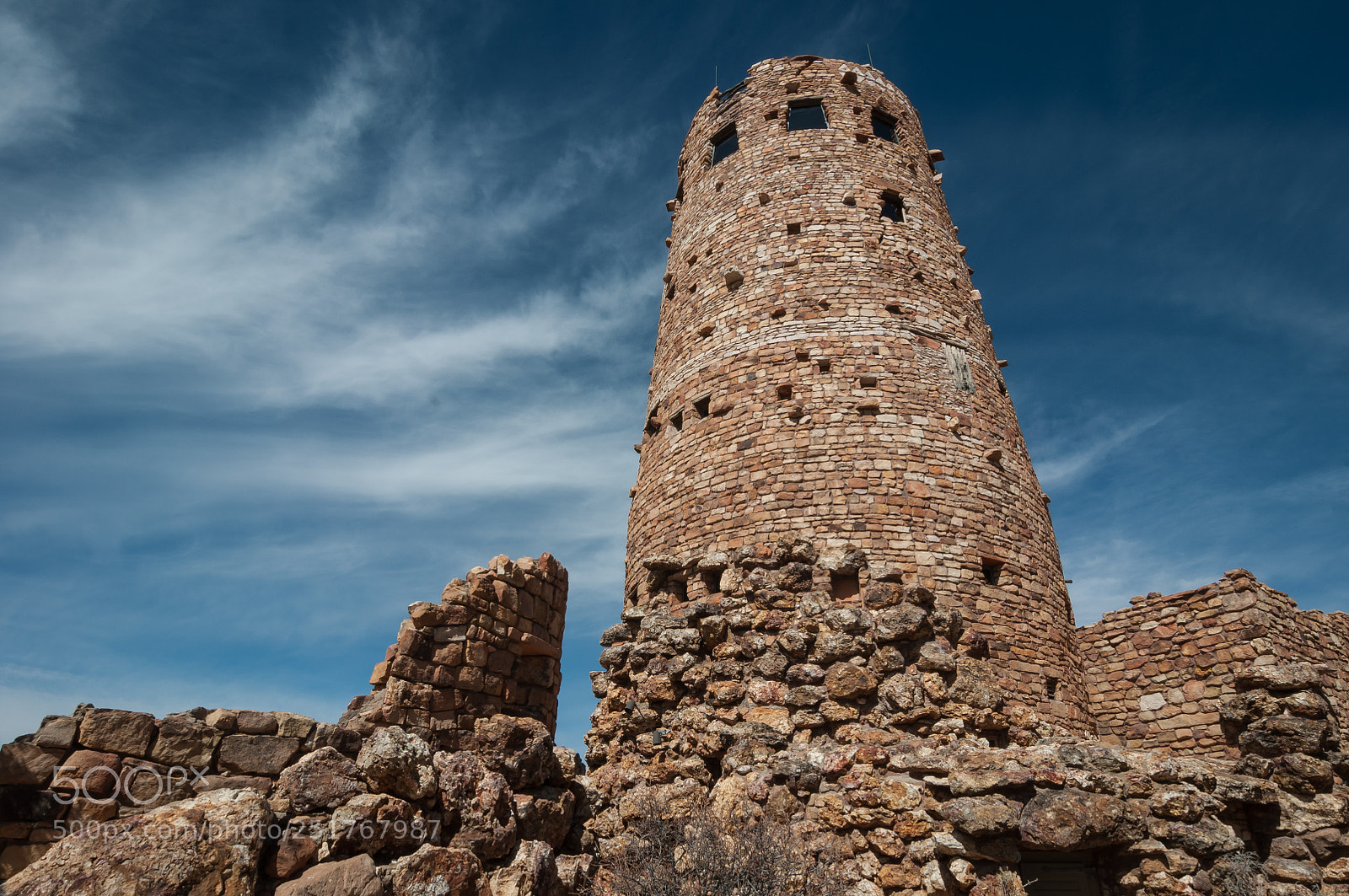 Nikon D5000 sample photo. The desert watchtower! photography
