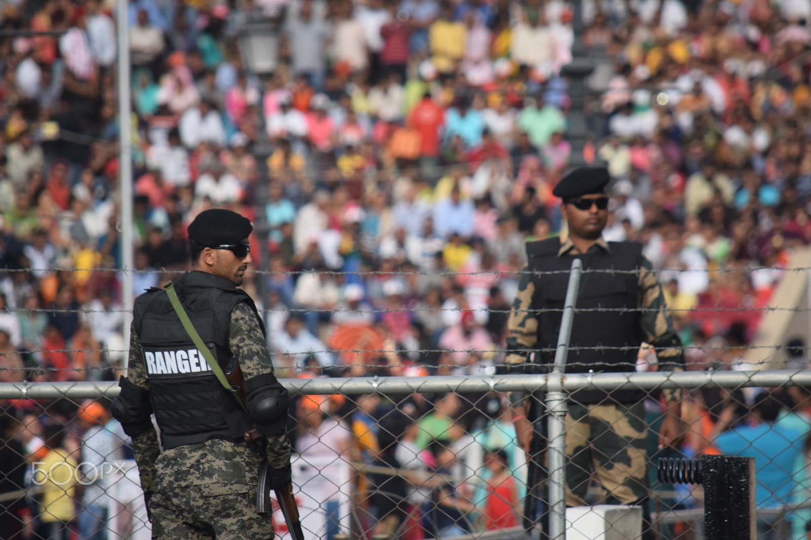 Nikon D5300 sample photo. Wagah guards photography
