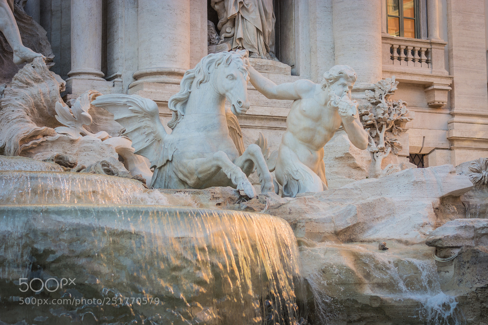 Nikon D5200 sample photo. Statues of trevi fountain photography