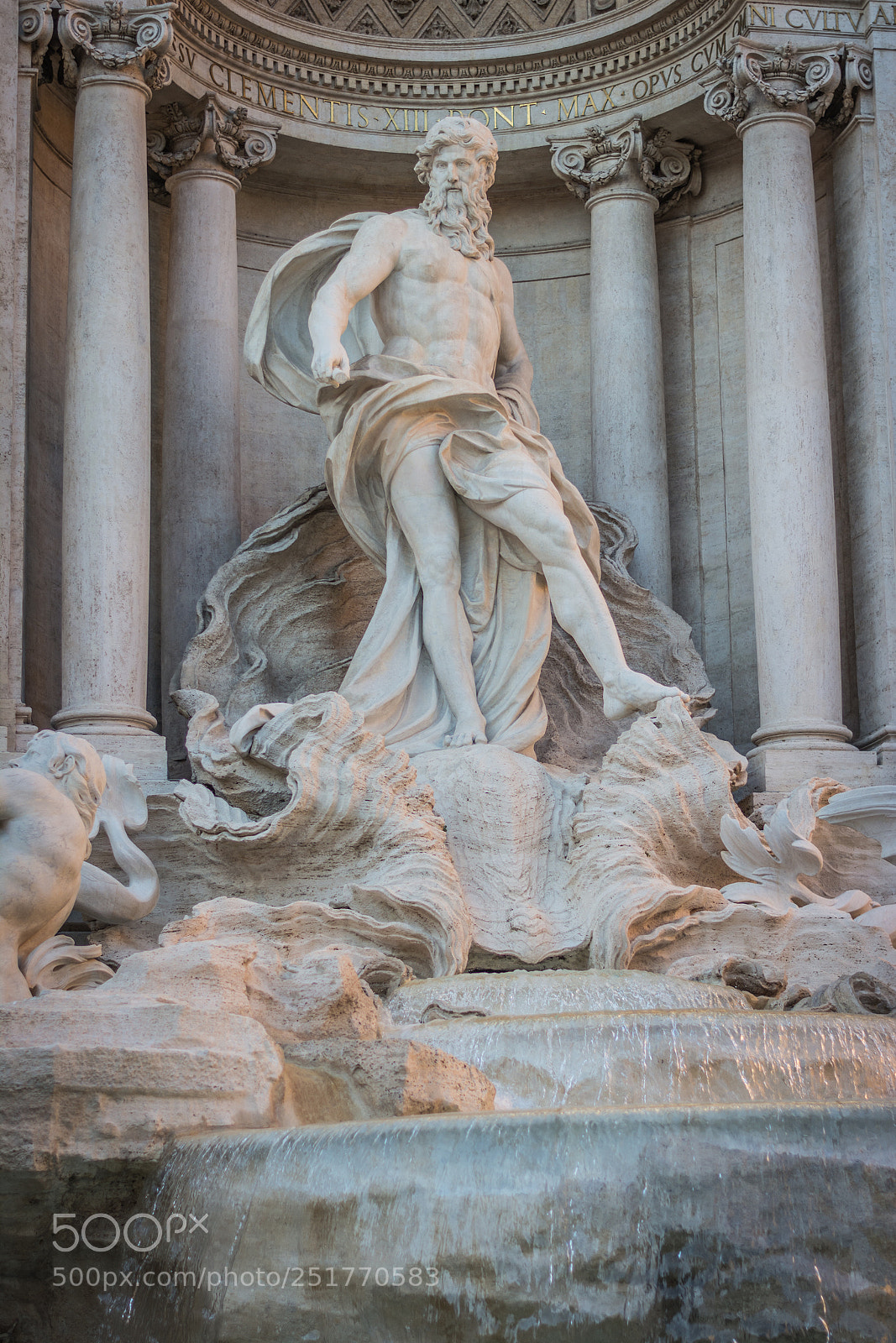 Nikon D5200 sample photo. Statues of trevi fountain photography