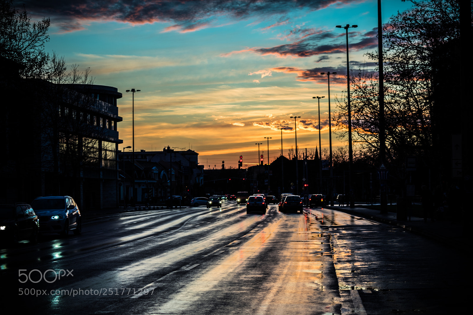 Nikon D3400 sample photo. City sunset photography
