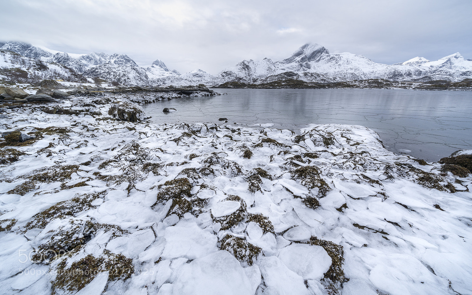 Sony a7R III sample photo. Winter in lofoten photography