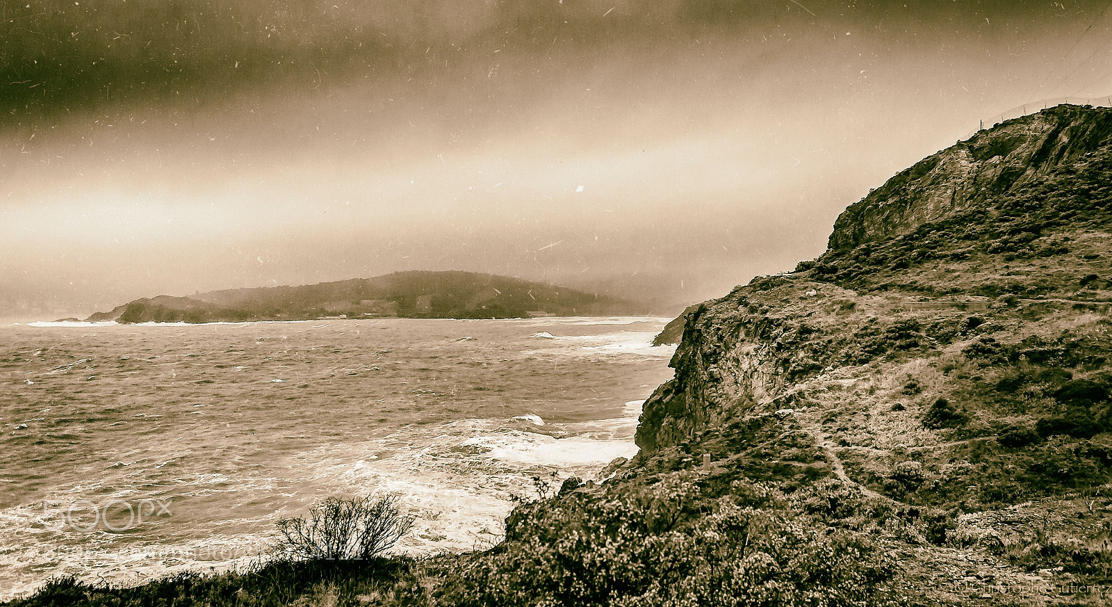 Nikon D300 sample photo. Rough weather film photography
