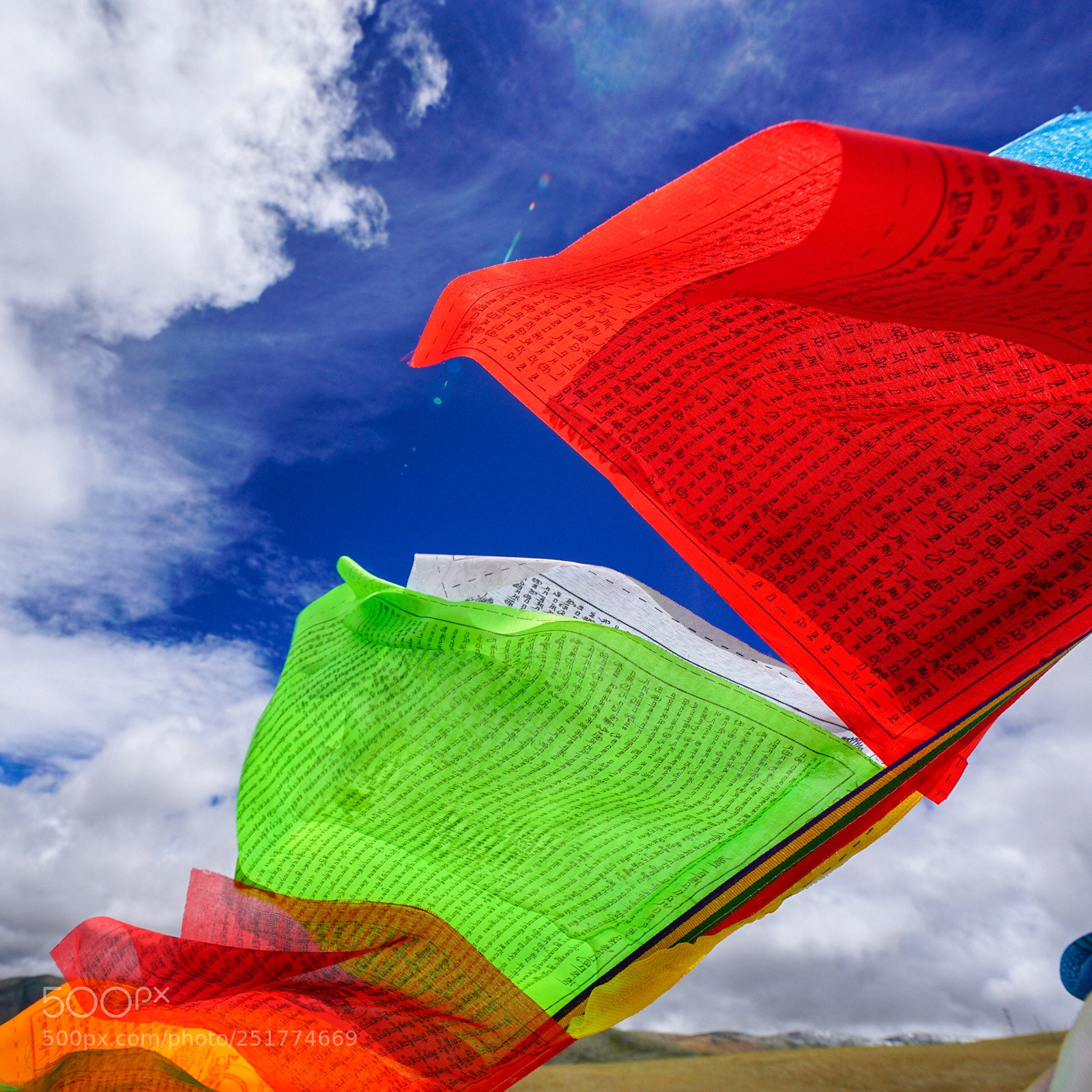Sony a7R II sample photo. Tibetan prayer flags photography