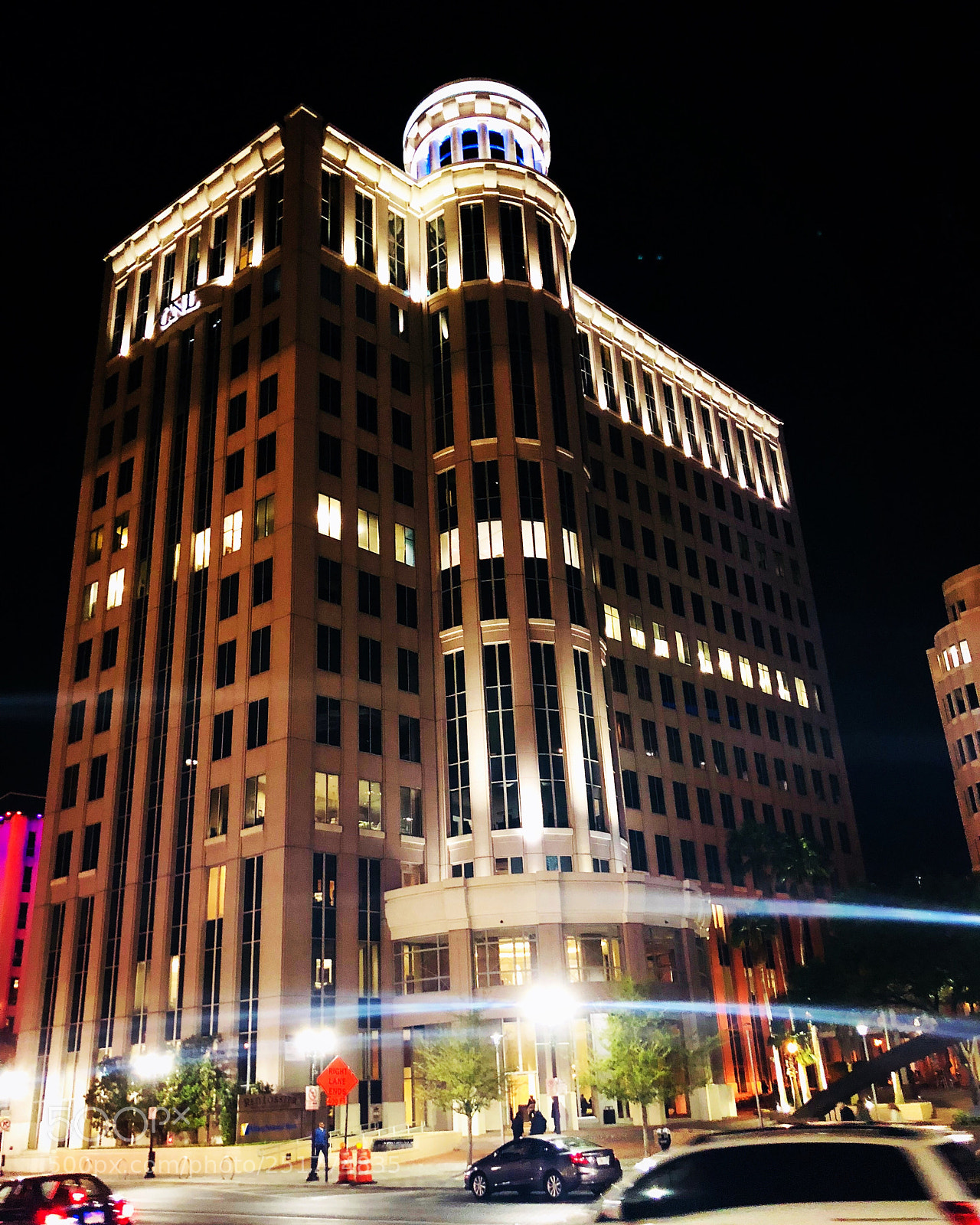 Apple iPhone X sample photo. Downtown orlando  photography