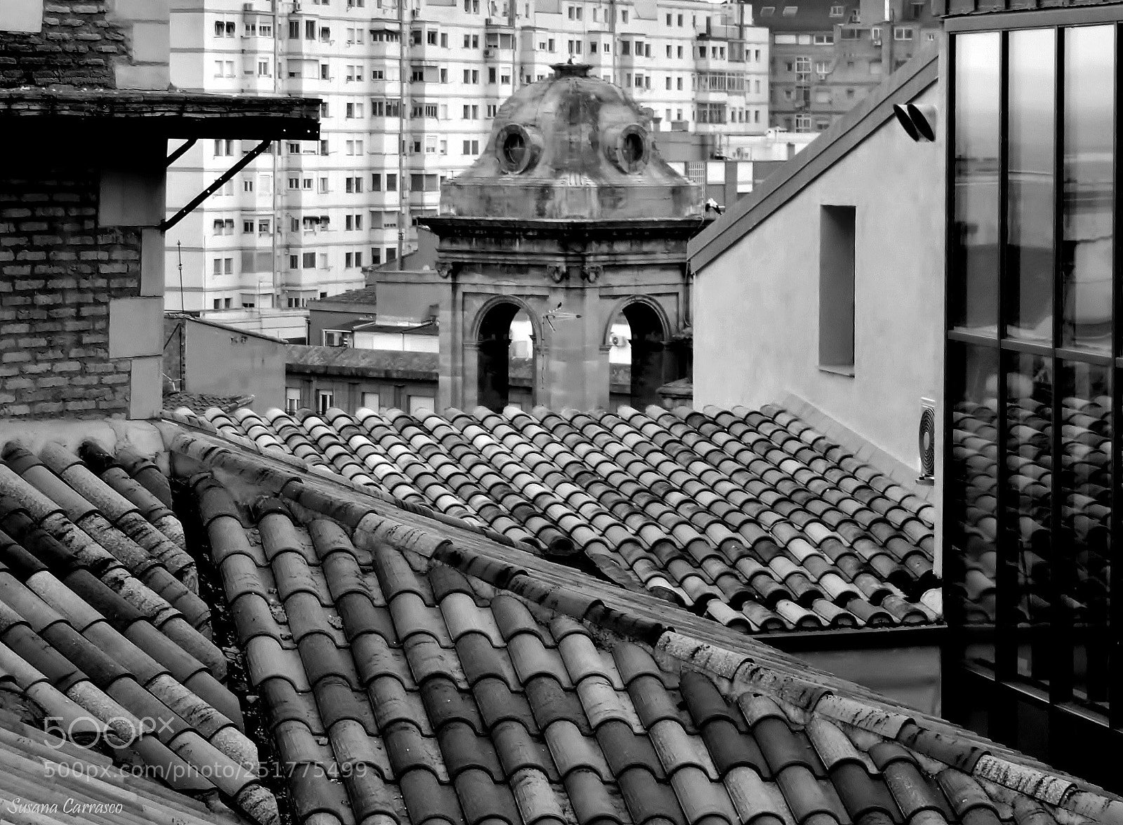 Nikon Coolpix P520 sample photo. Tejas y tejados photography