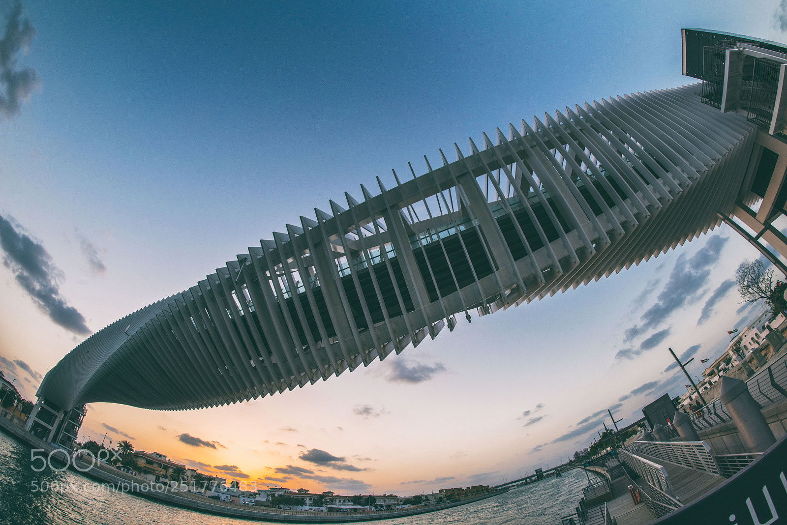 Nikon D810 sample photo. Dubai water canal photography