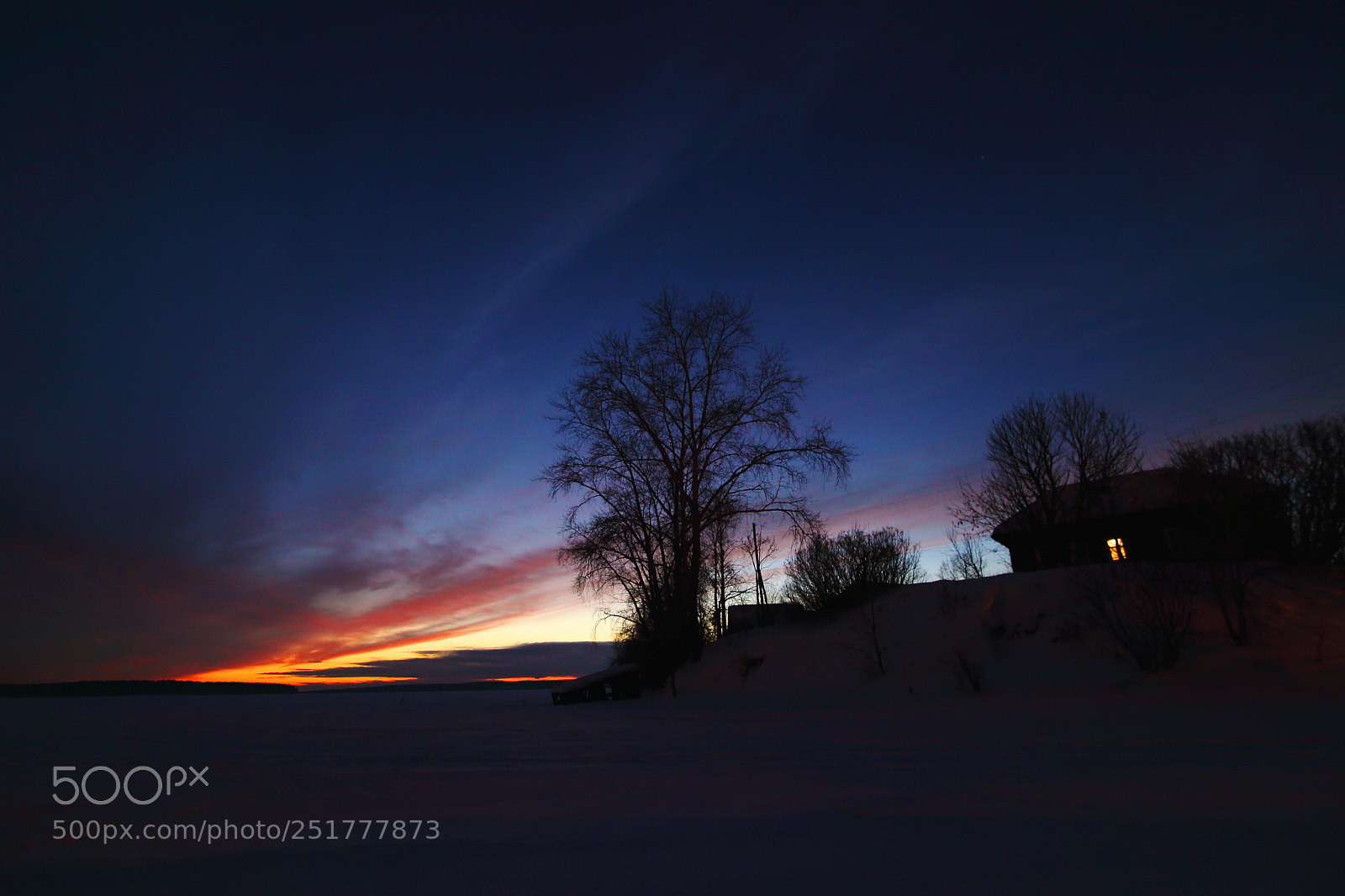 Canon EOS 5D Mark II sample photo. A lonely house photography